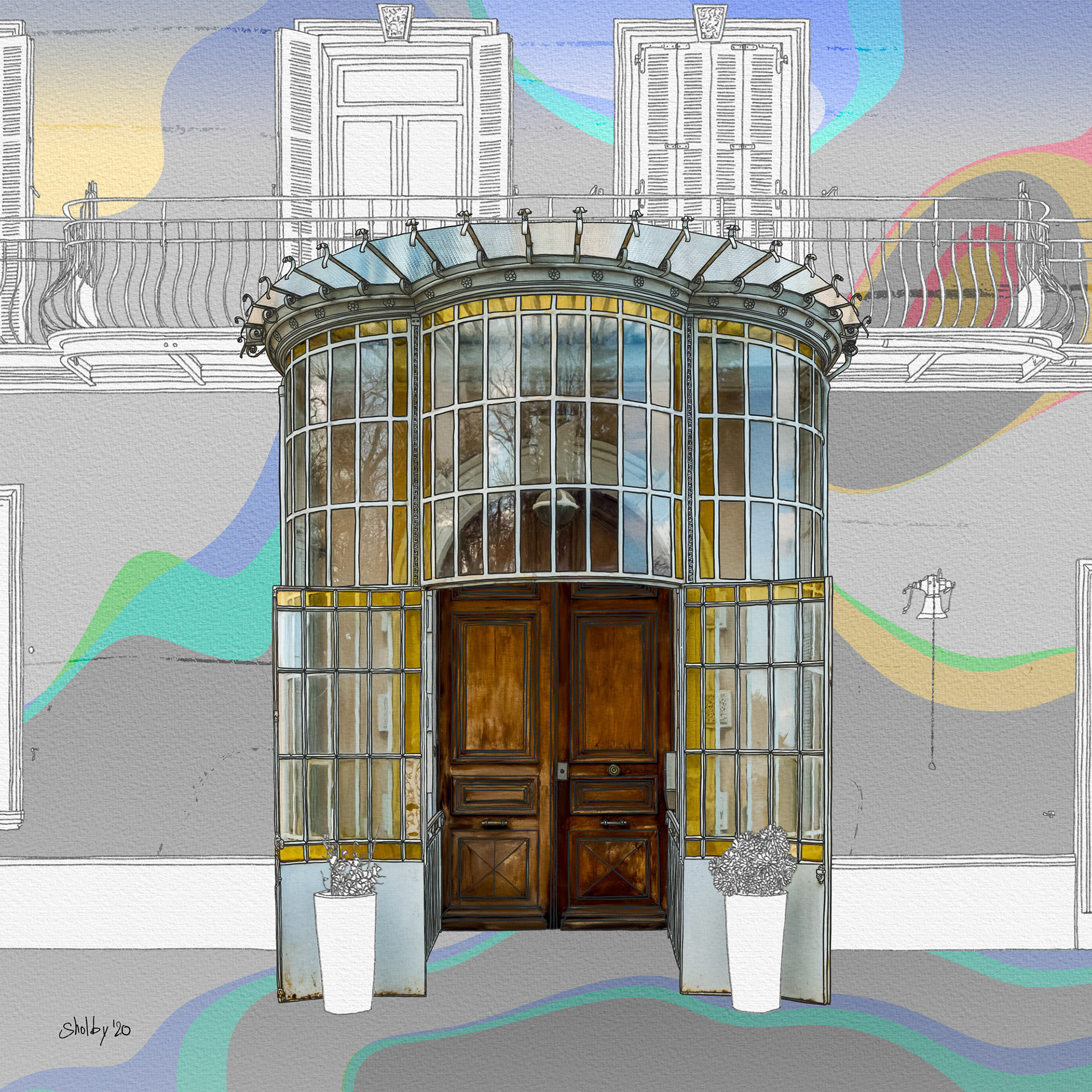 Allée du Parc (40x40)
