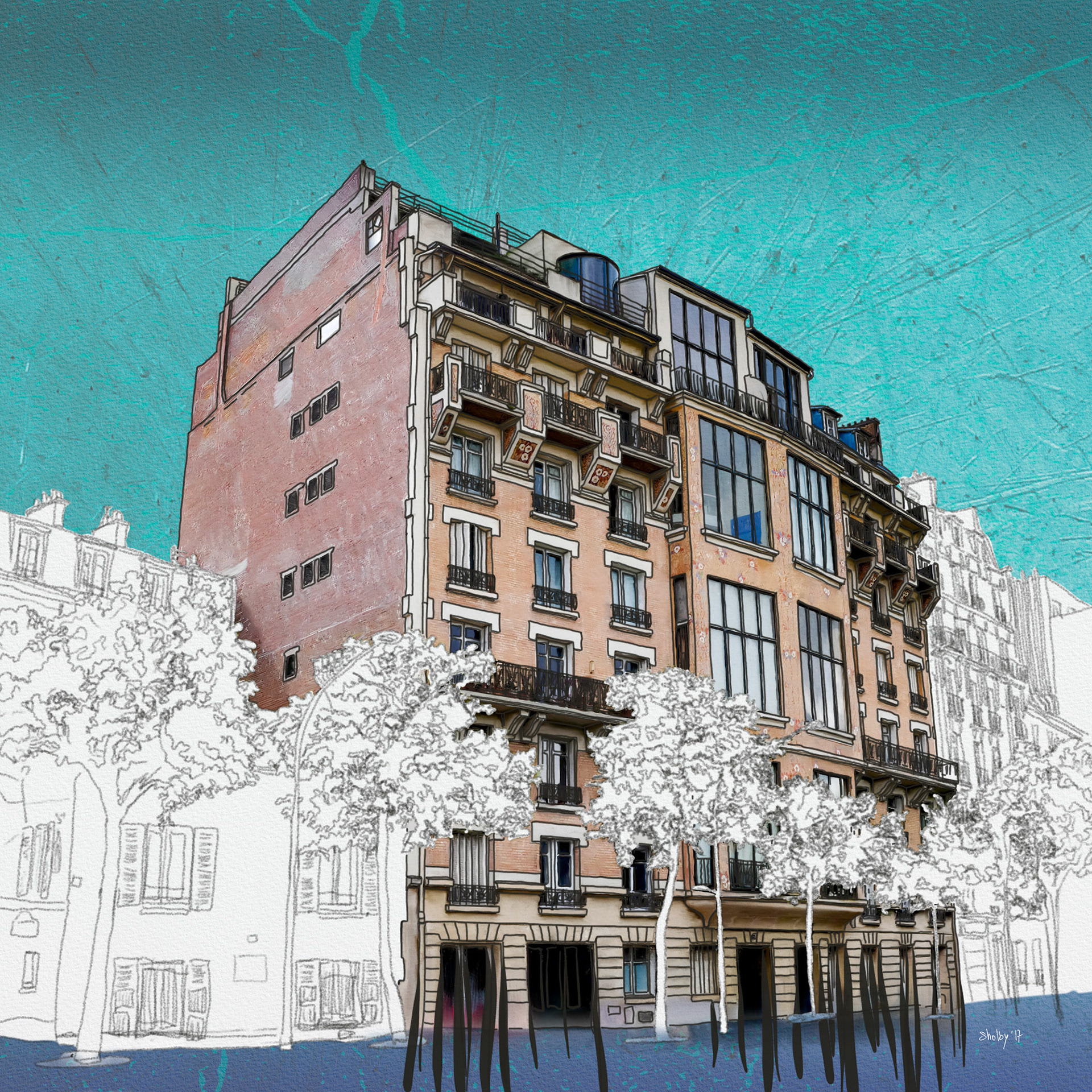 Rue Froidevaux /2 (60x60)