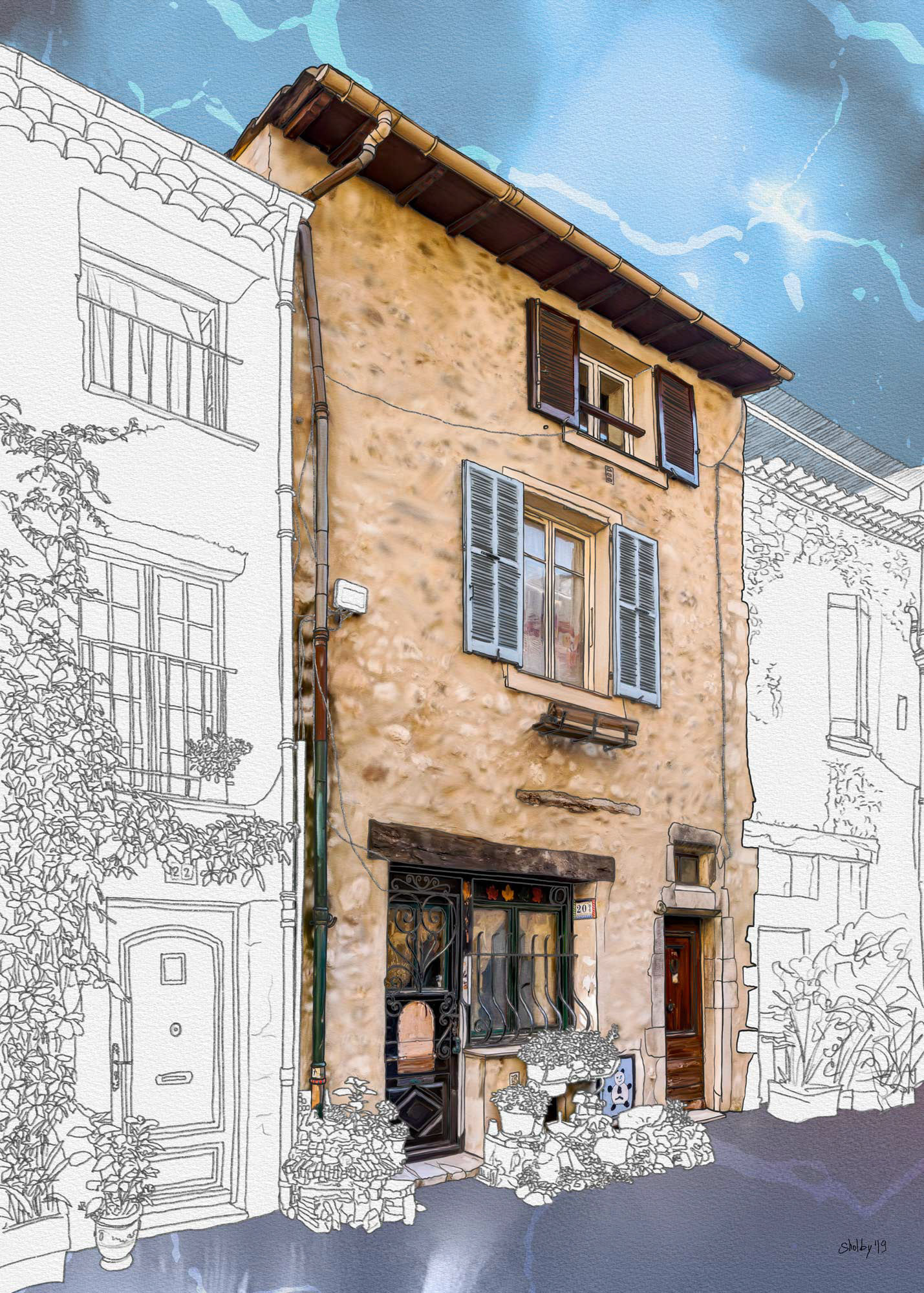 Rue de la Coste /2 (70x50)