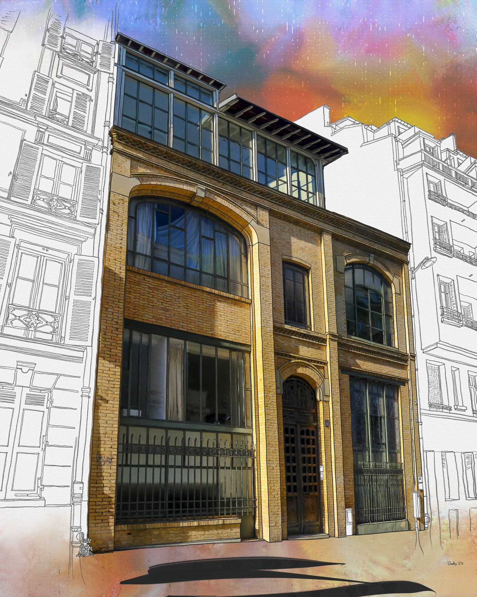 Rue de la Grande Chaumière 2 (100x80)