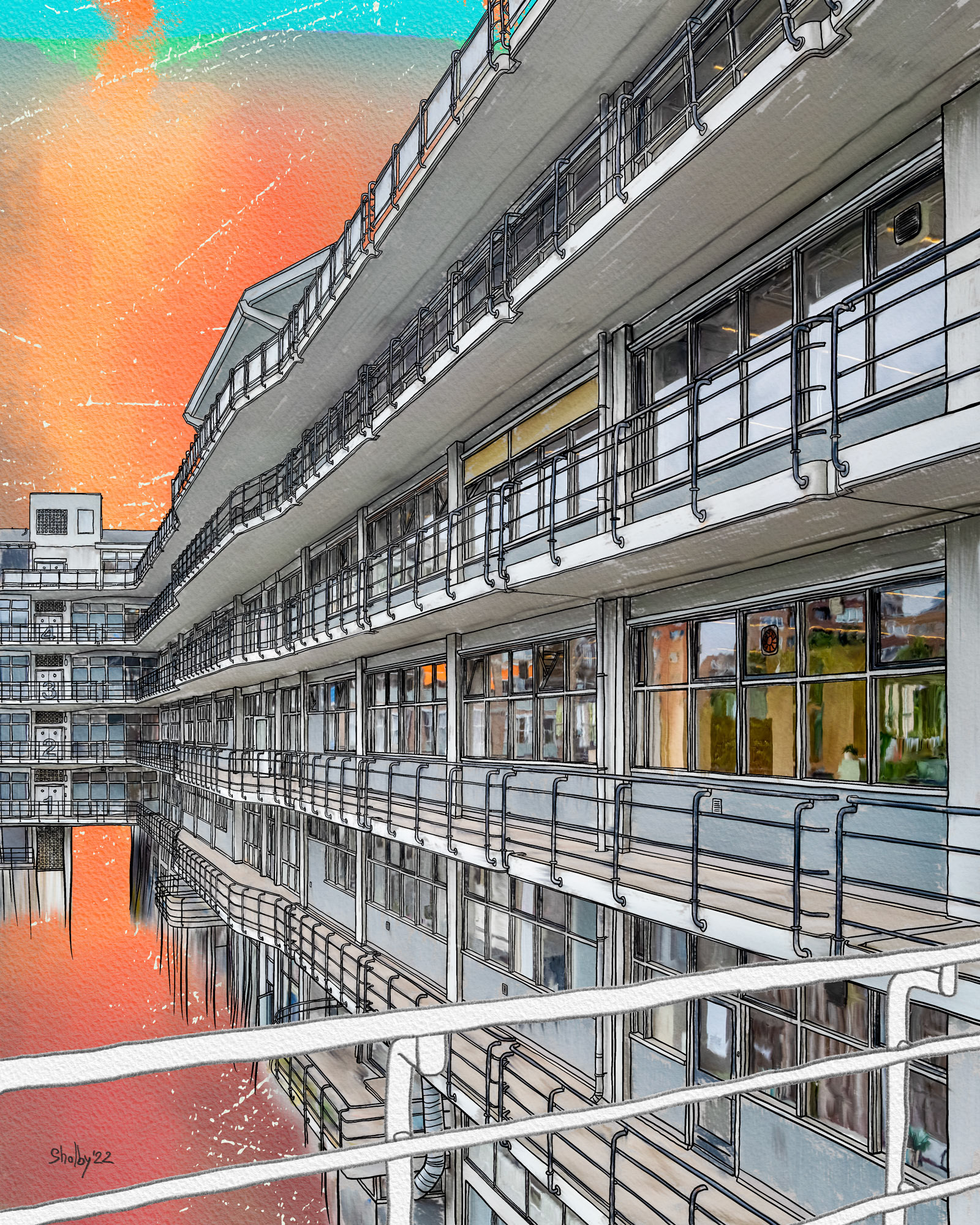 Rotterdam - Goudesingel (50x40)