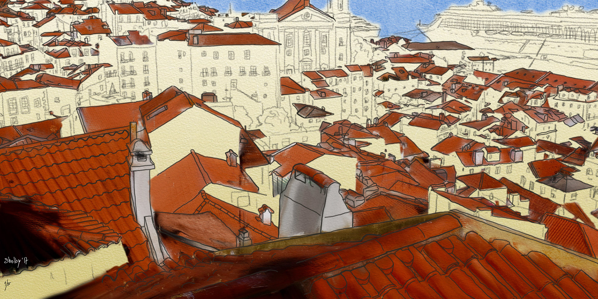 Portugal, Lisboa (30x60)