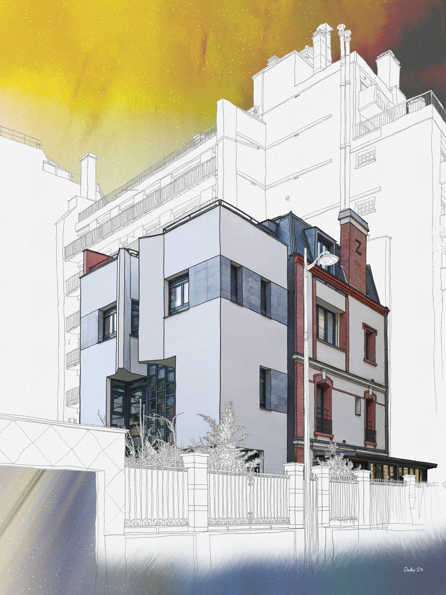 Rue de l'Yvette (80x60)