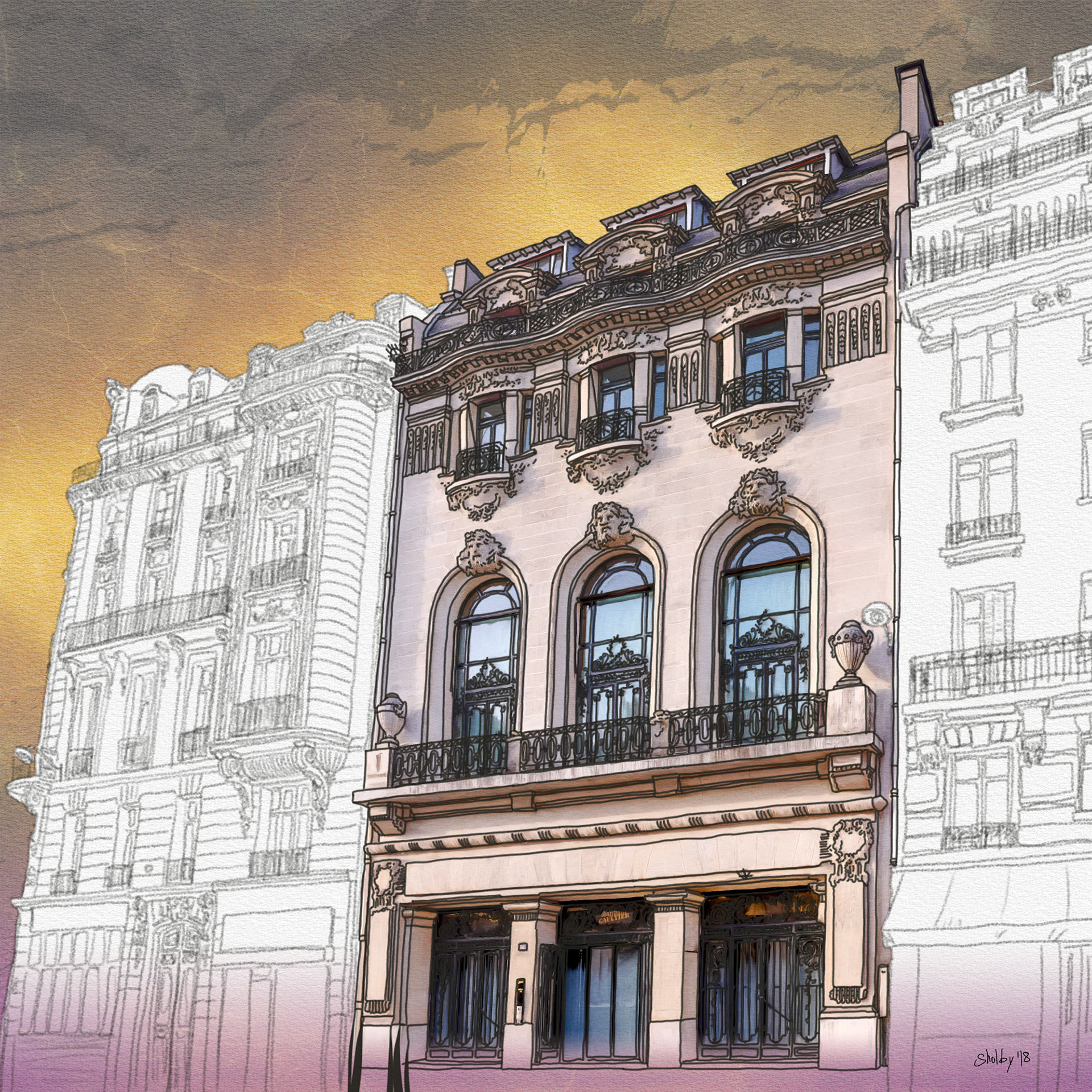 Rue Saint-Martin (50x50)