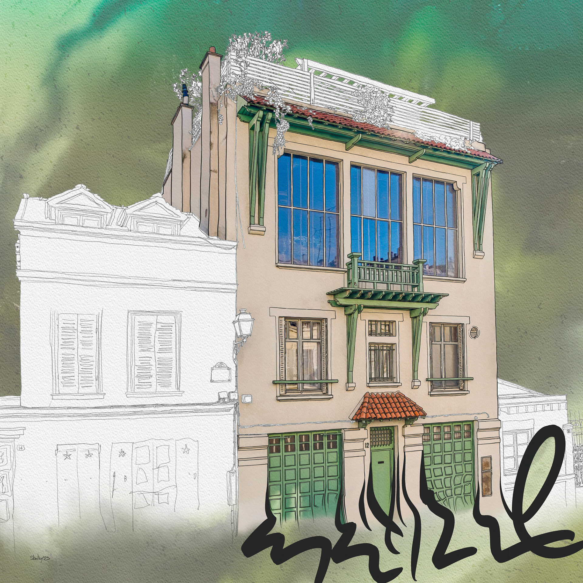 Rue de l'Armée d'Orient (60x60)