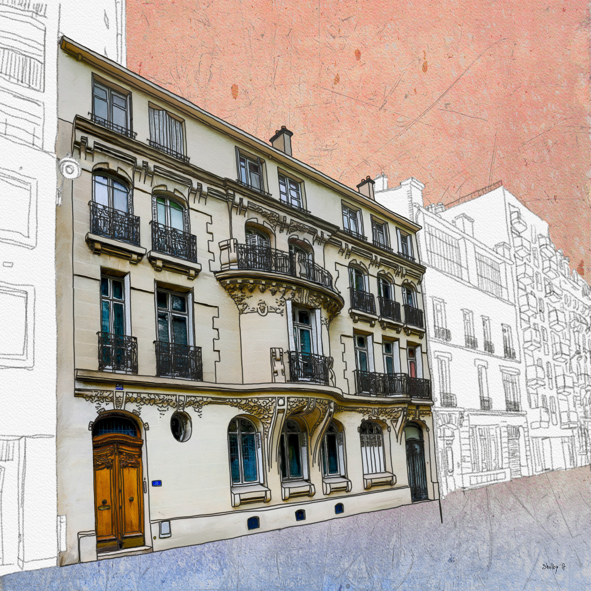 Avenue René Coty /1 (60x60)