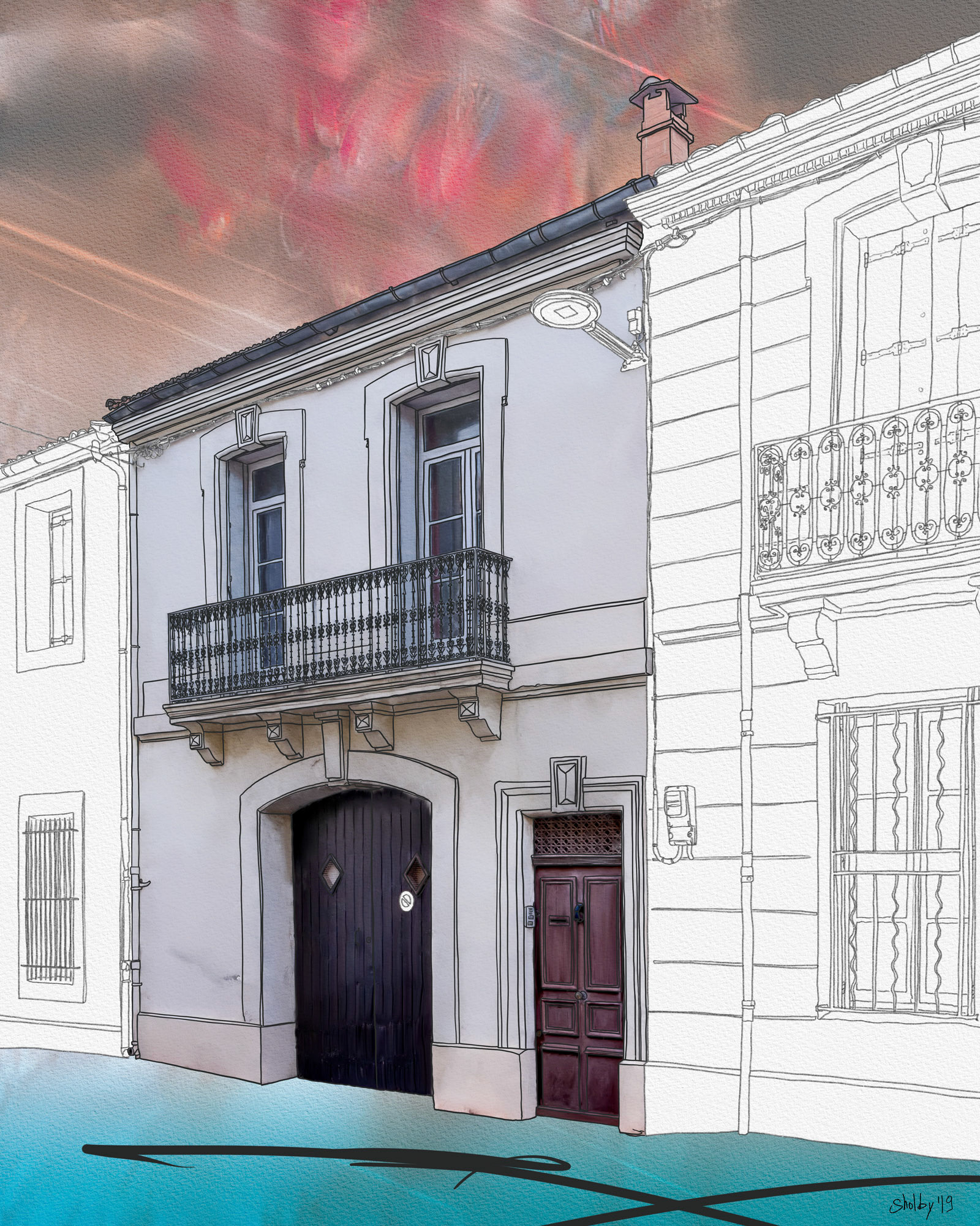 Rue Bazile Balard (50x40)