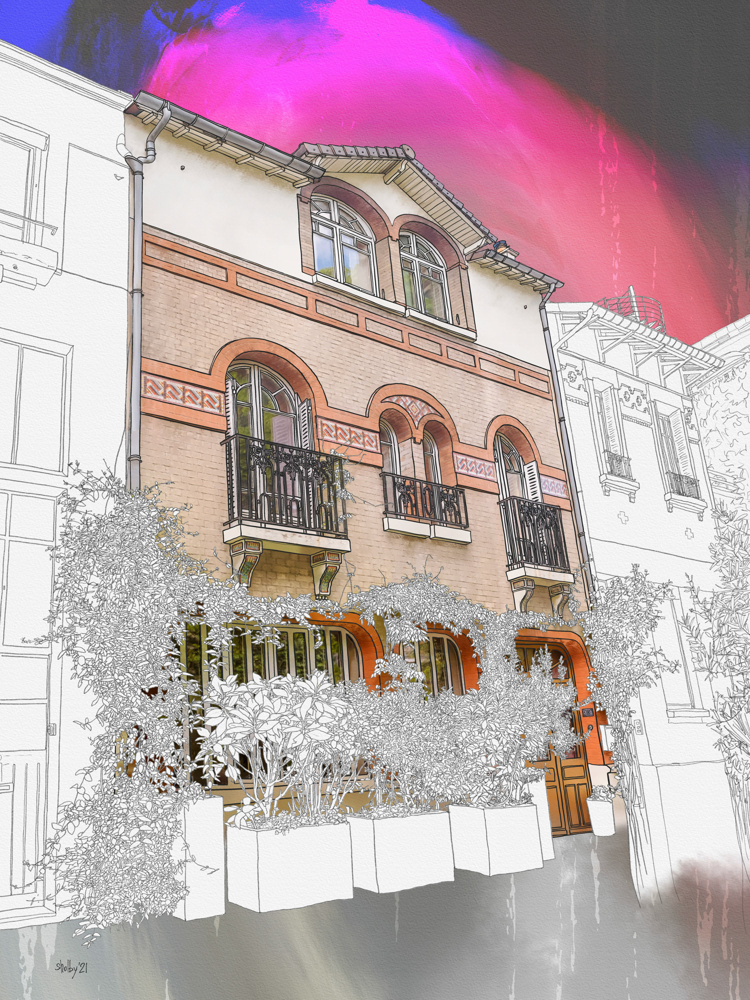 Villa Santos-Dumont /2 (80x60)