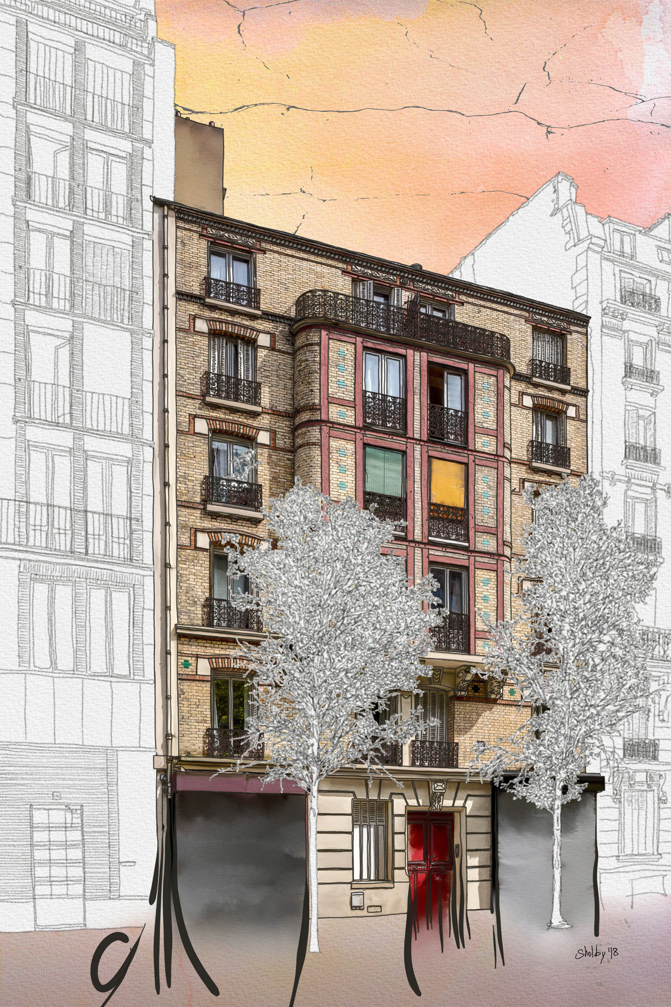 Rue de Cronstadt (60x40)