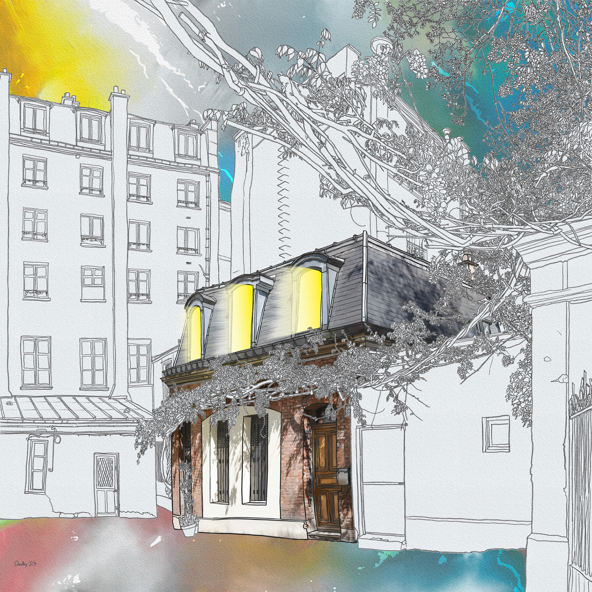 Rue Lecourbe (70x70)