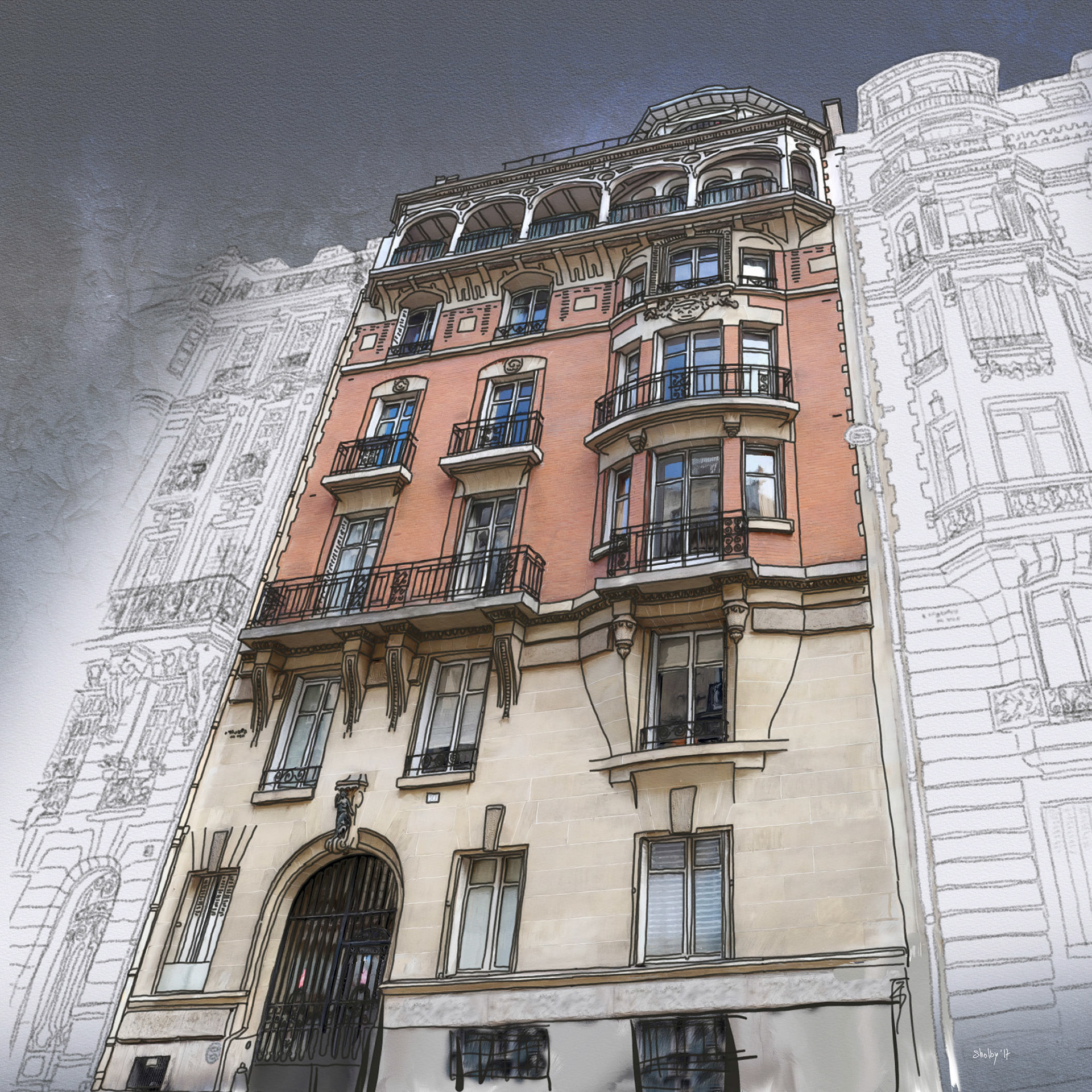 Avenue d'Eylau (70x70)