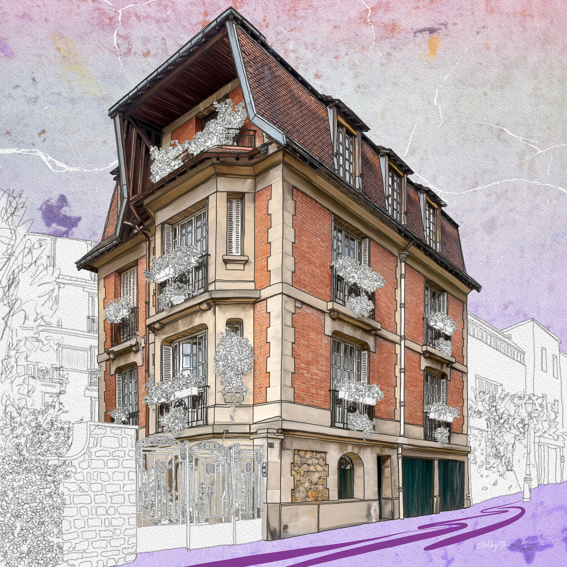 Rue Saint Vincent (50x50)