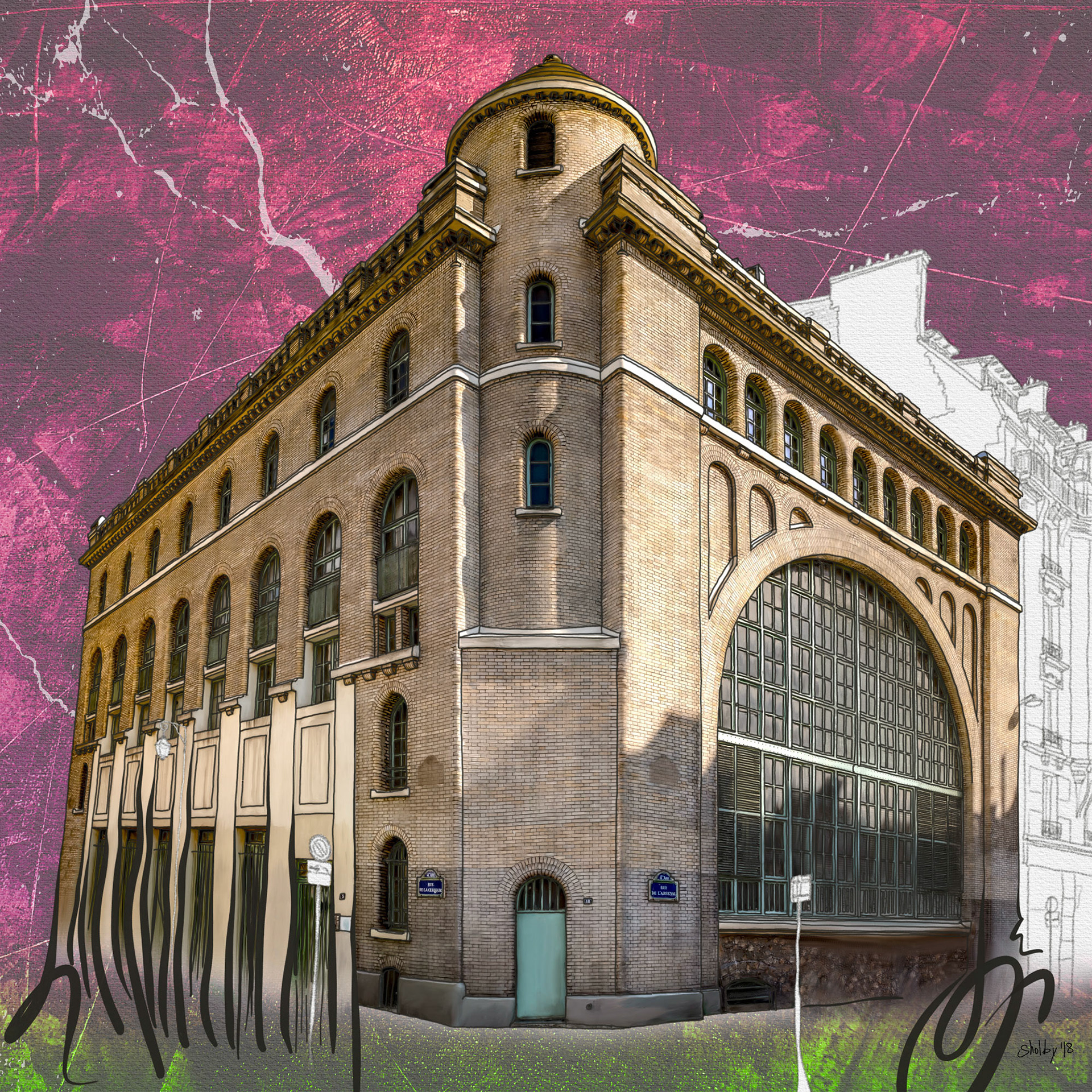 Rue de l'Arsenal (50x50)