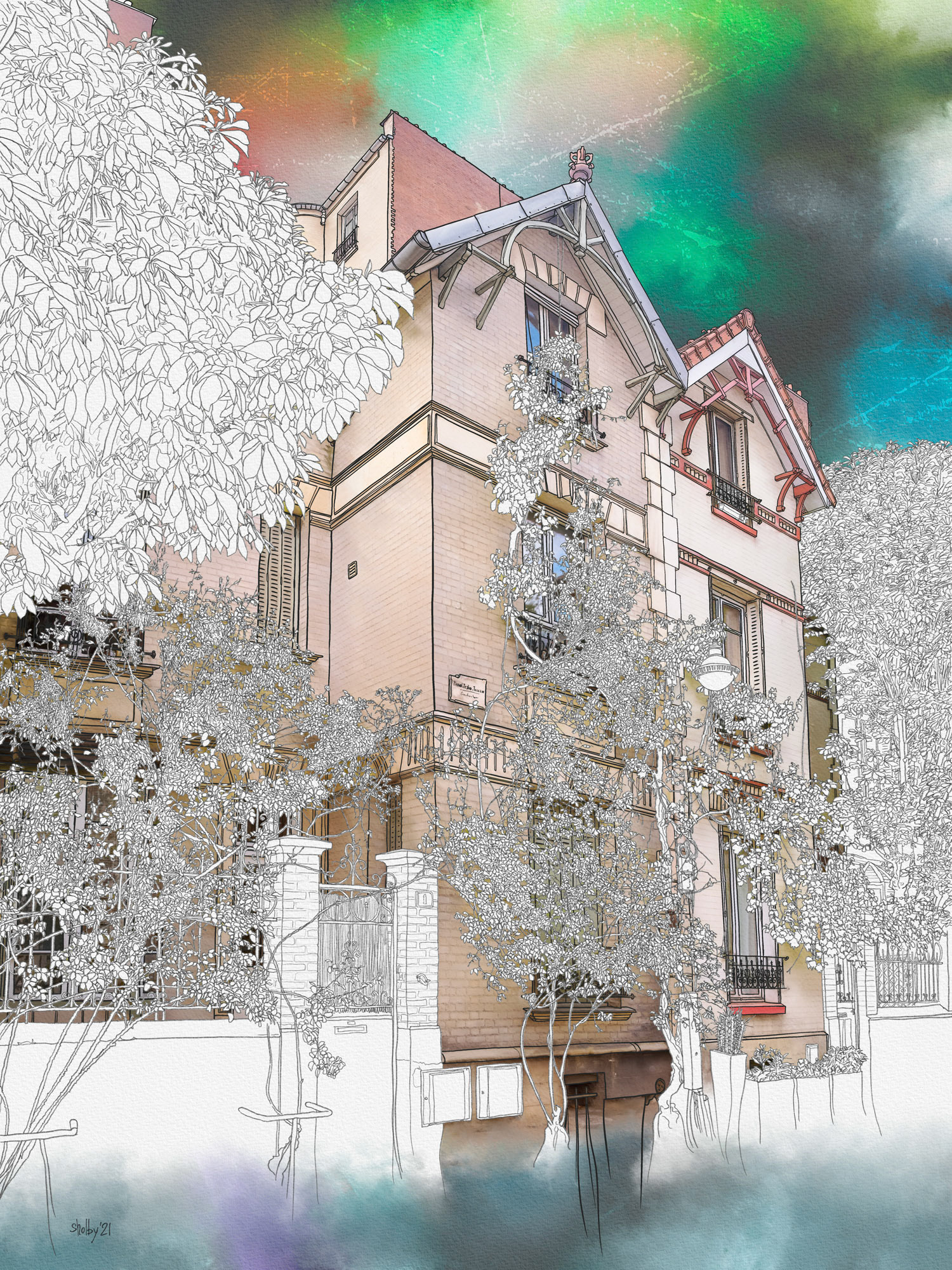 Villa Santos-Dumont /1 (80x60)