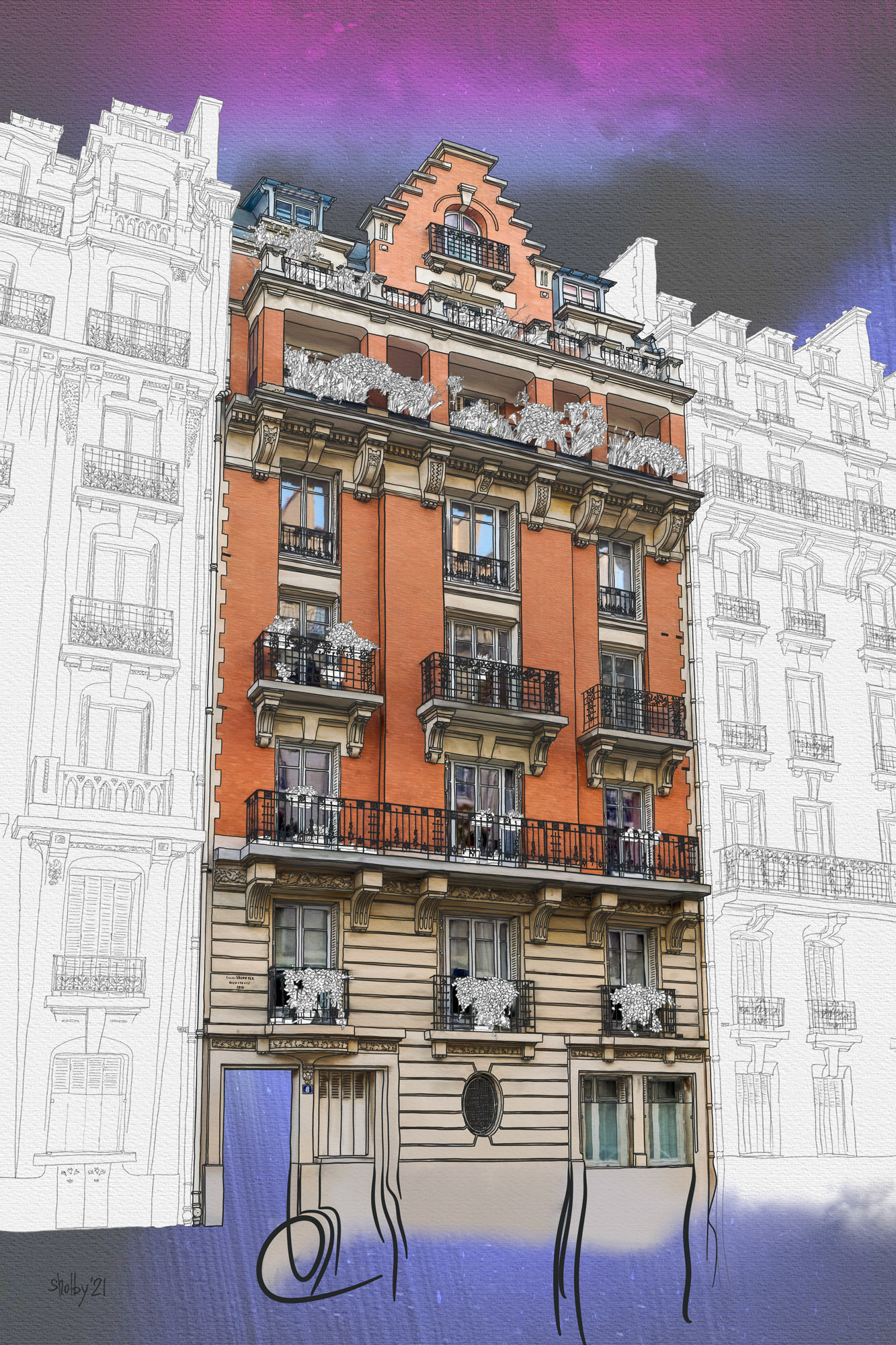 Rue José Maria de Heredia (60x40)