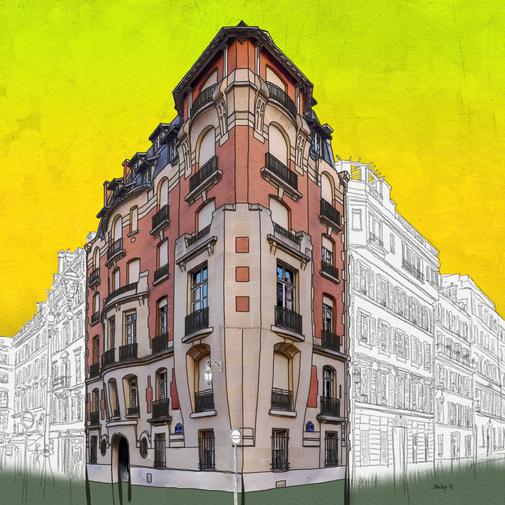 Rue Casimir Périer (60x60)