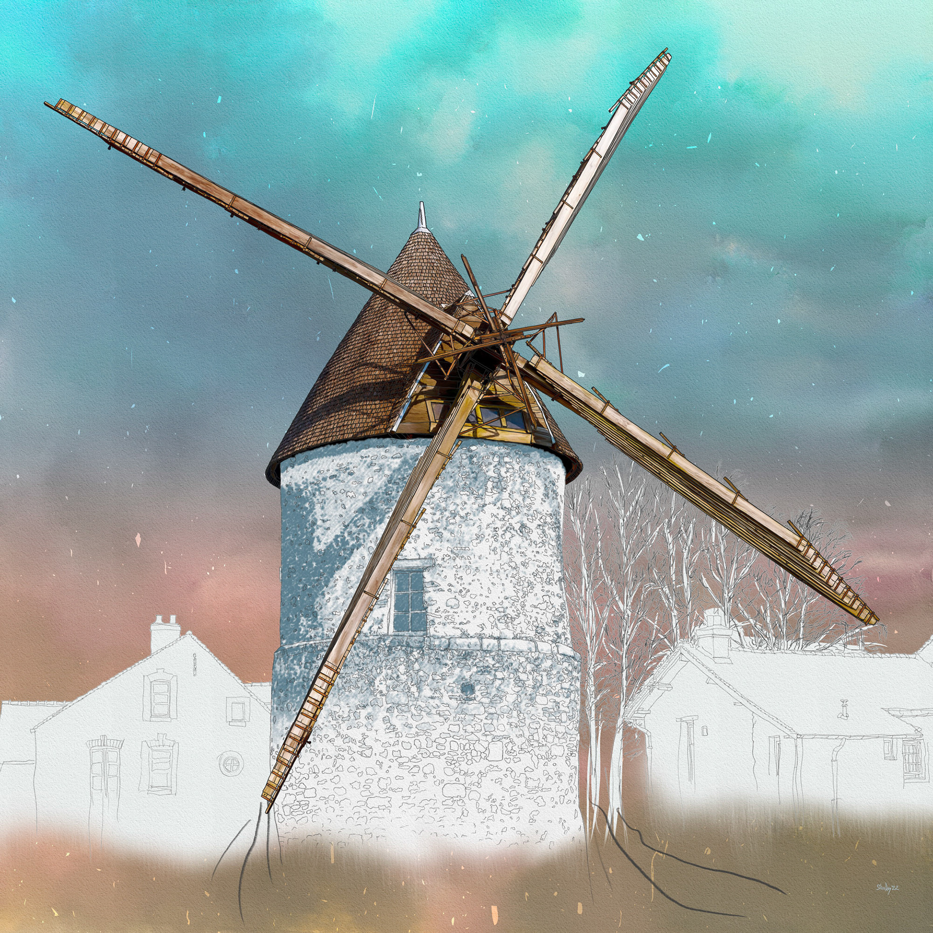 Gastins - moulin Choix (80x80)