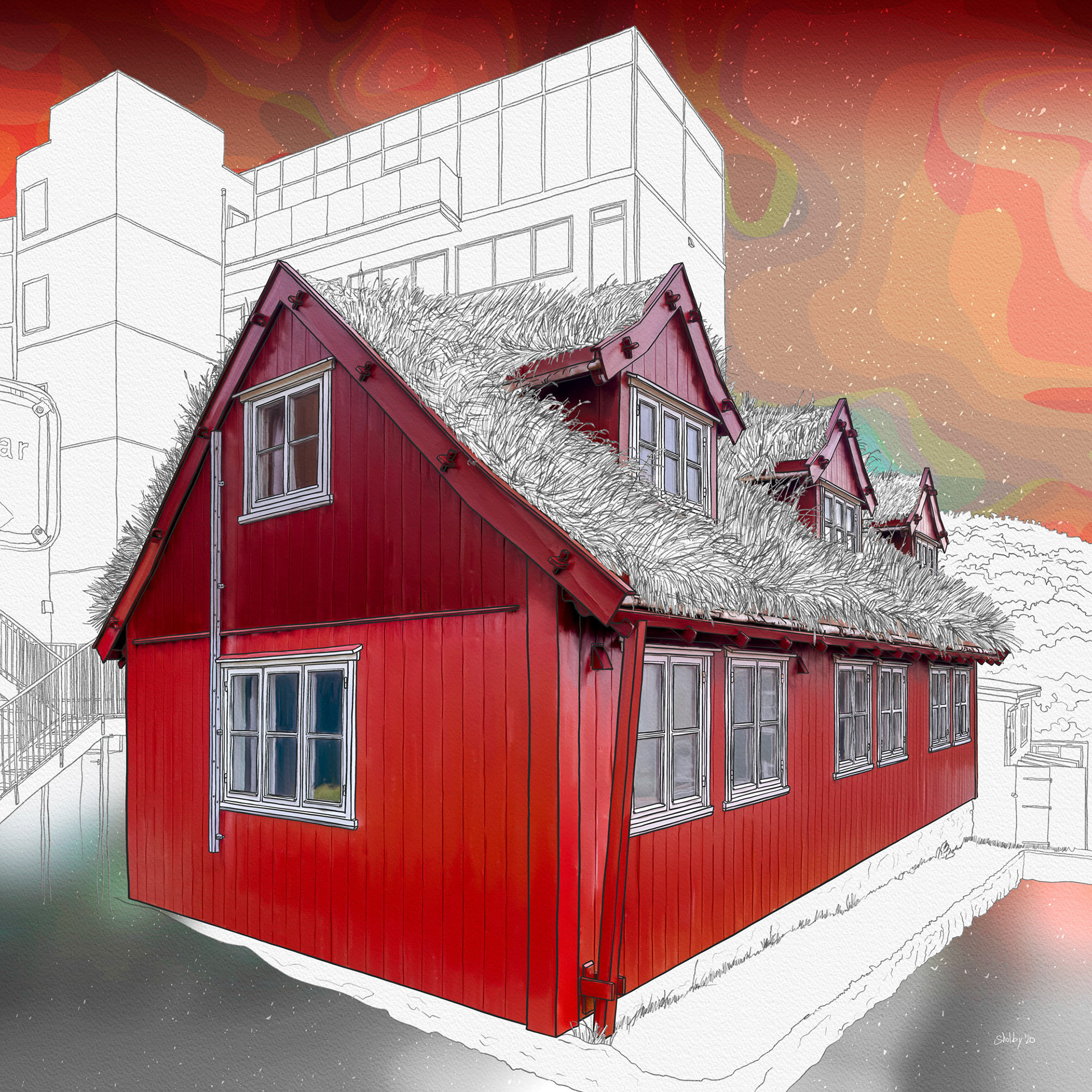 Tórshavn 5 (70x70)