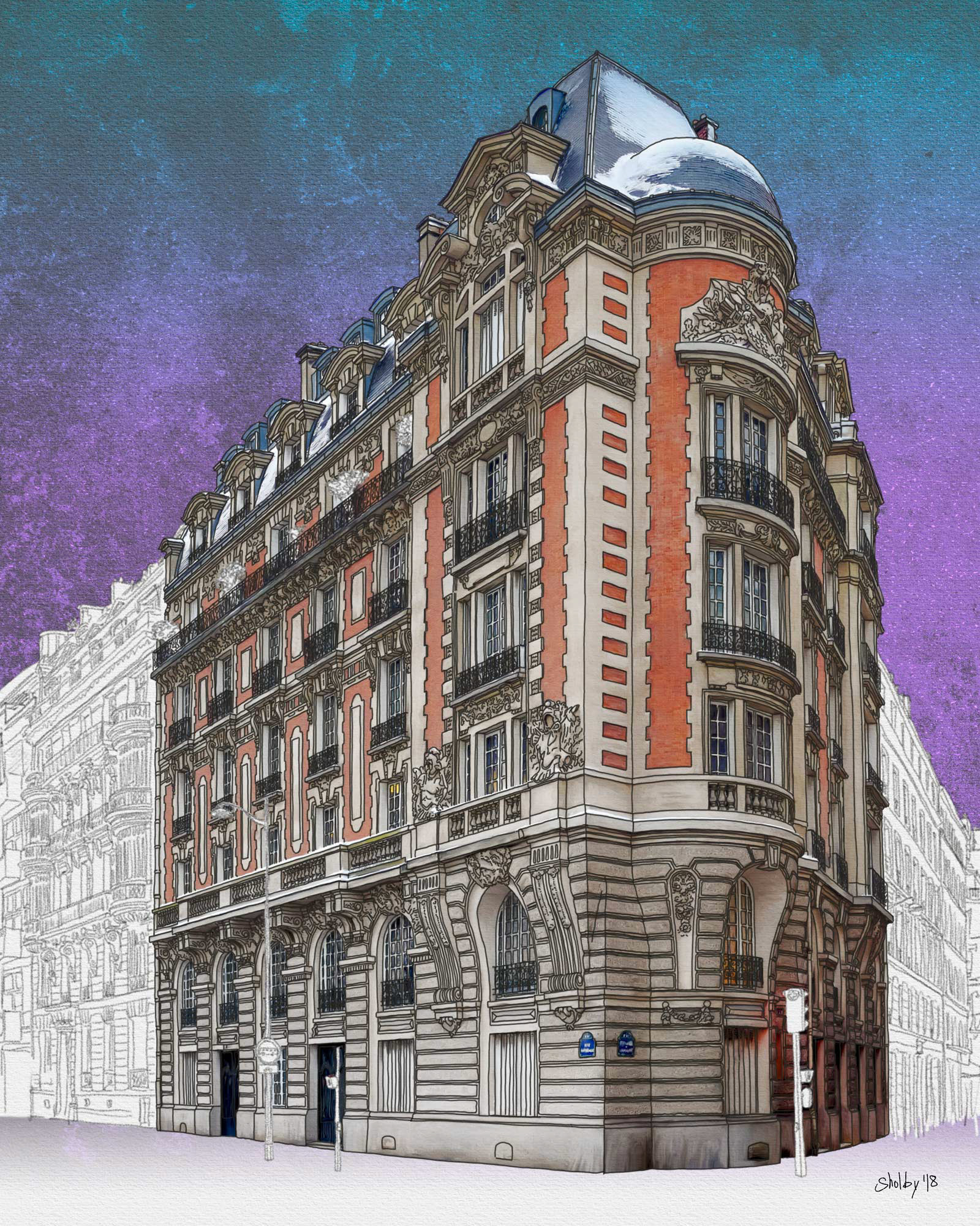 Rue Guynemer /3 (50x40)