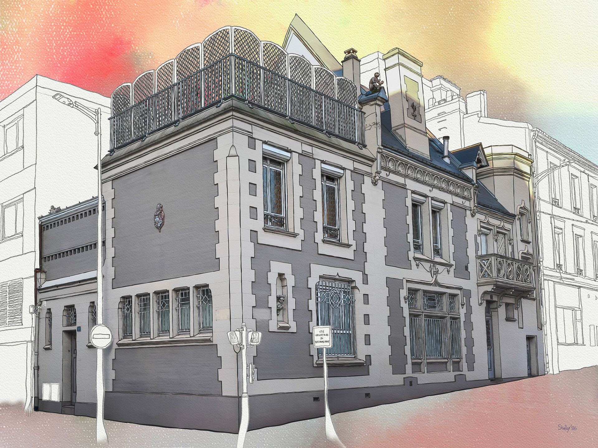 Le Havre - rue Jean-Baptiste Eyries (60x80)