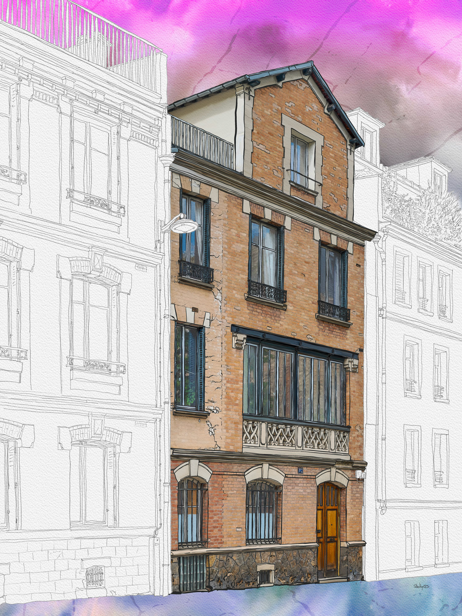 Rue Amyot (80x60)