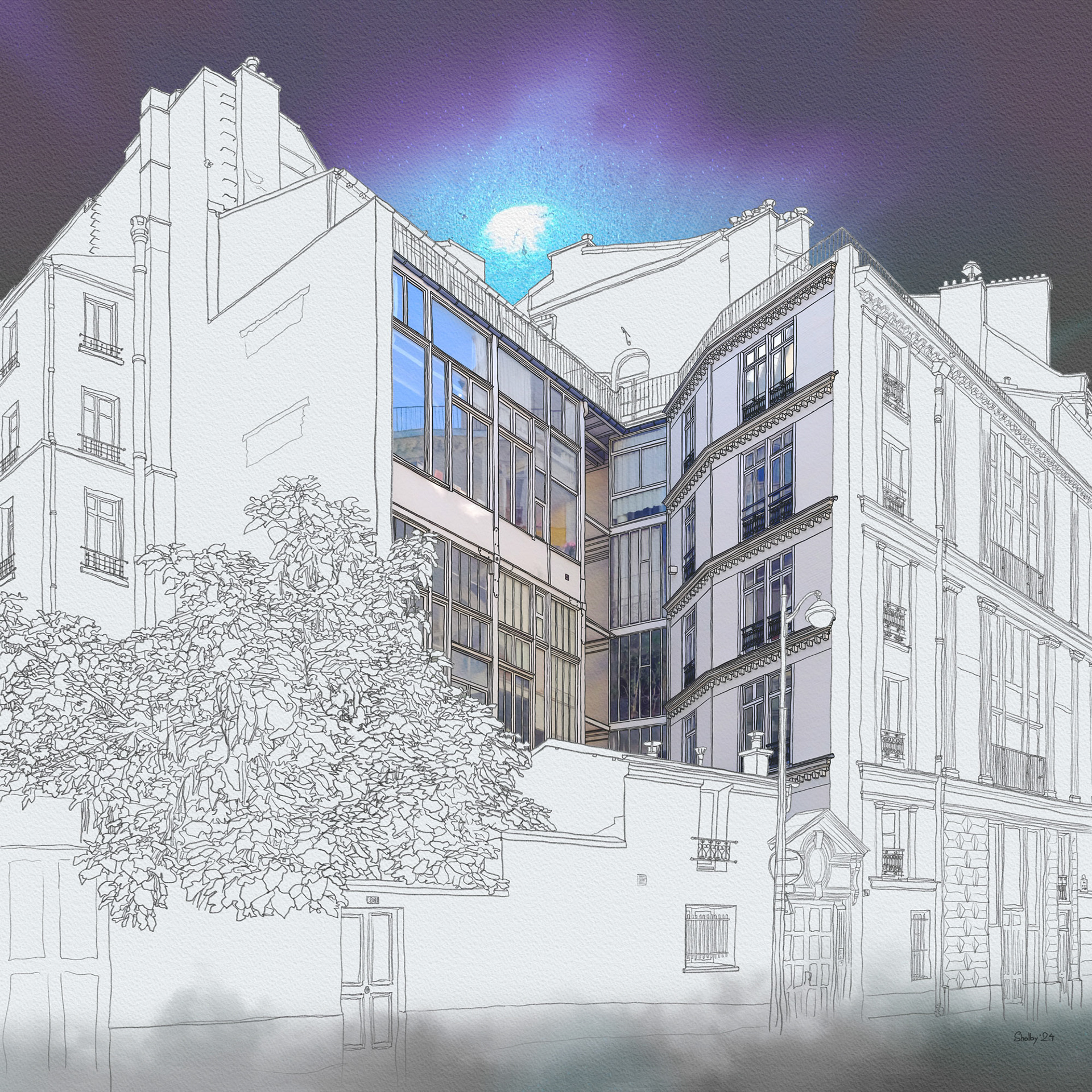 Rue Notre-Dame des Champs 1 (70x70)