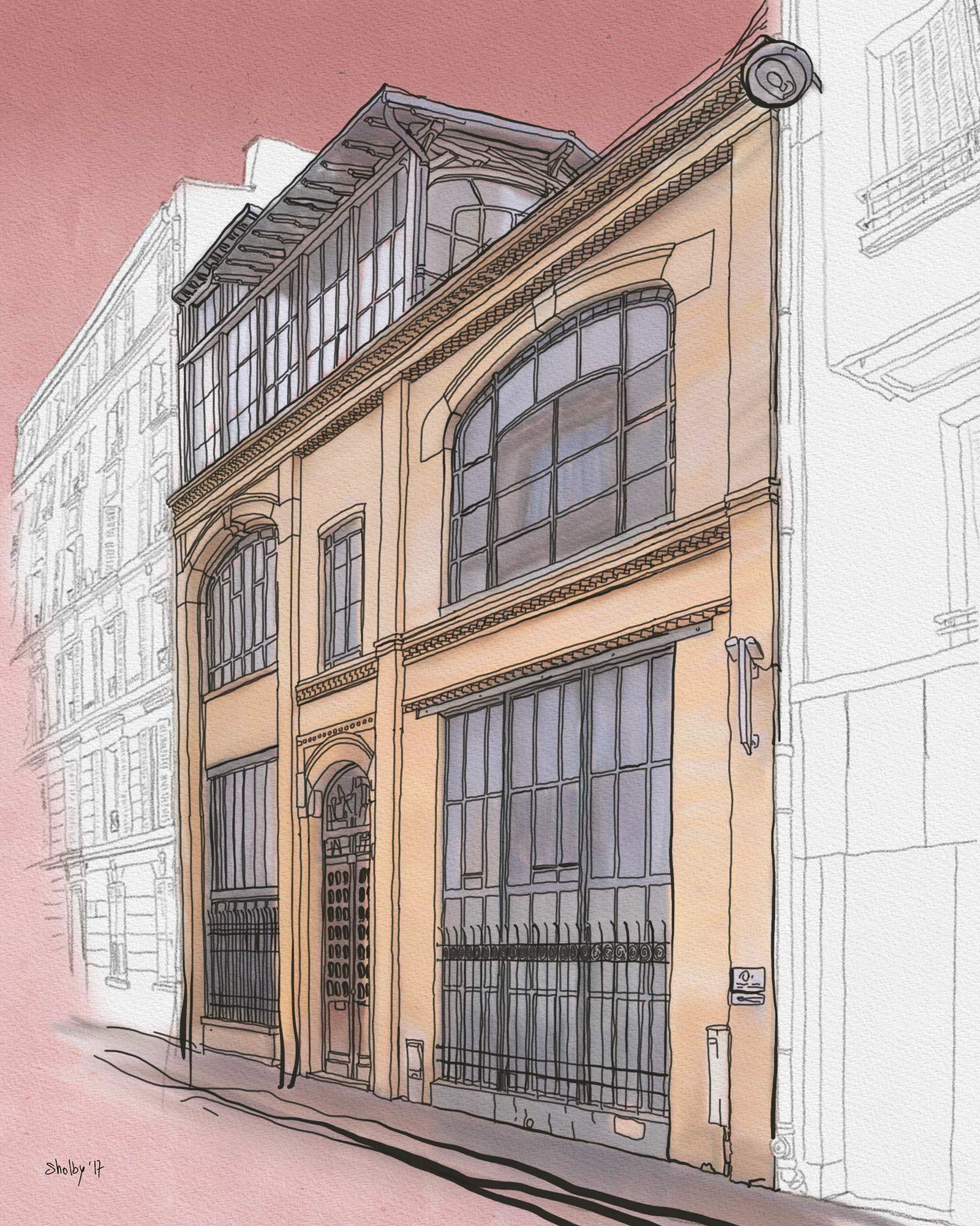 Rue de la Grande Chaumière (50x40)