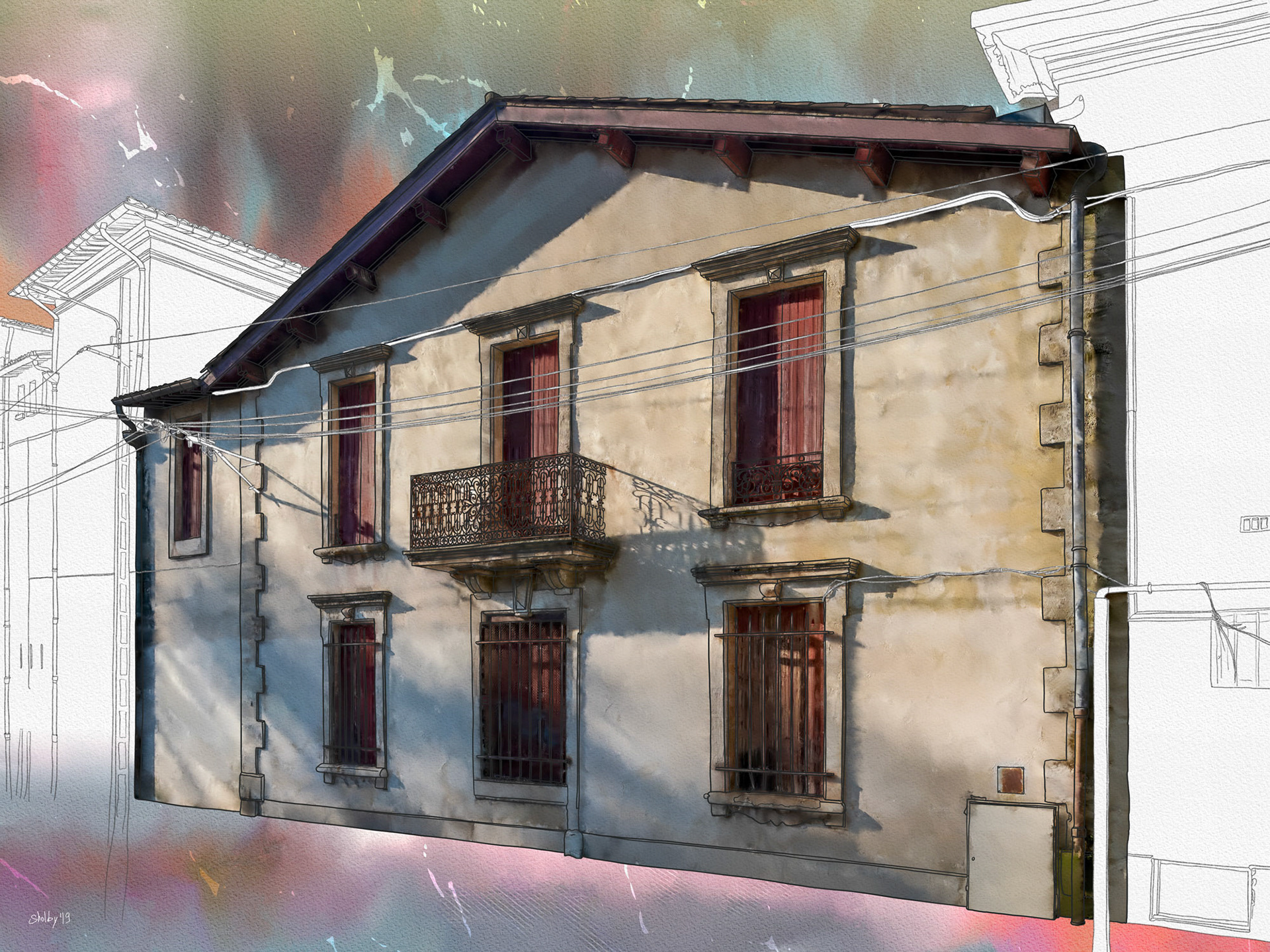 Rue Lunaret /3 (60x80)