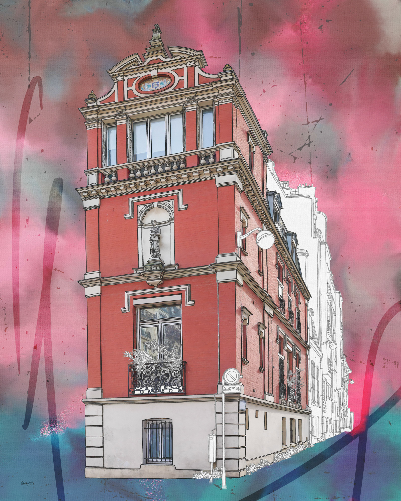 Avenue Mozart (100x80)