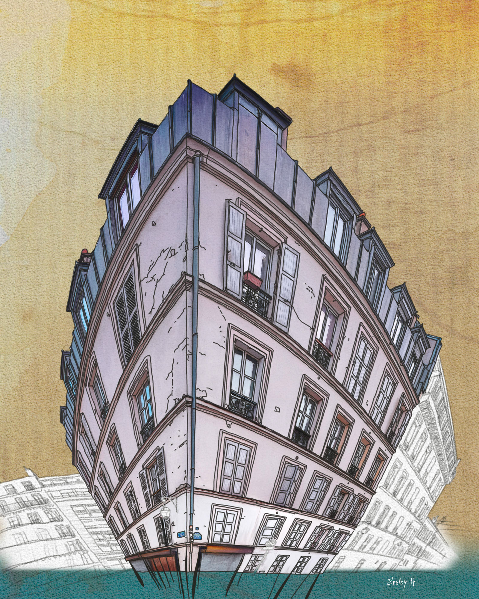 Rue du Banquier (50x40)