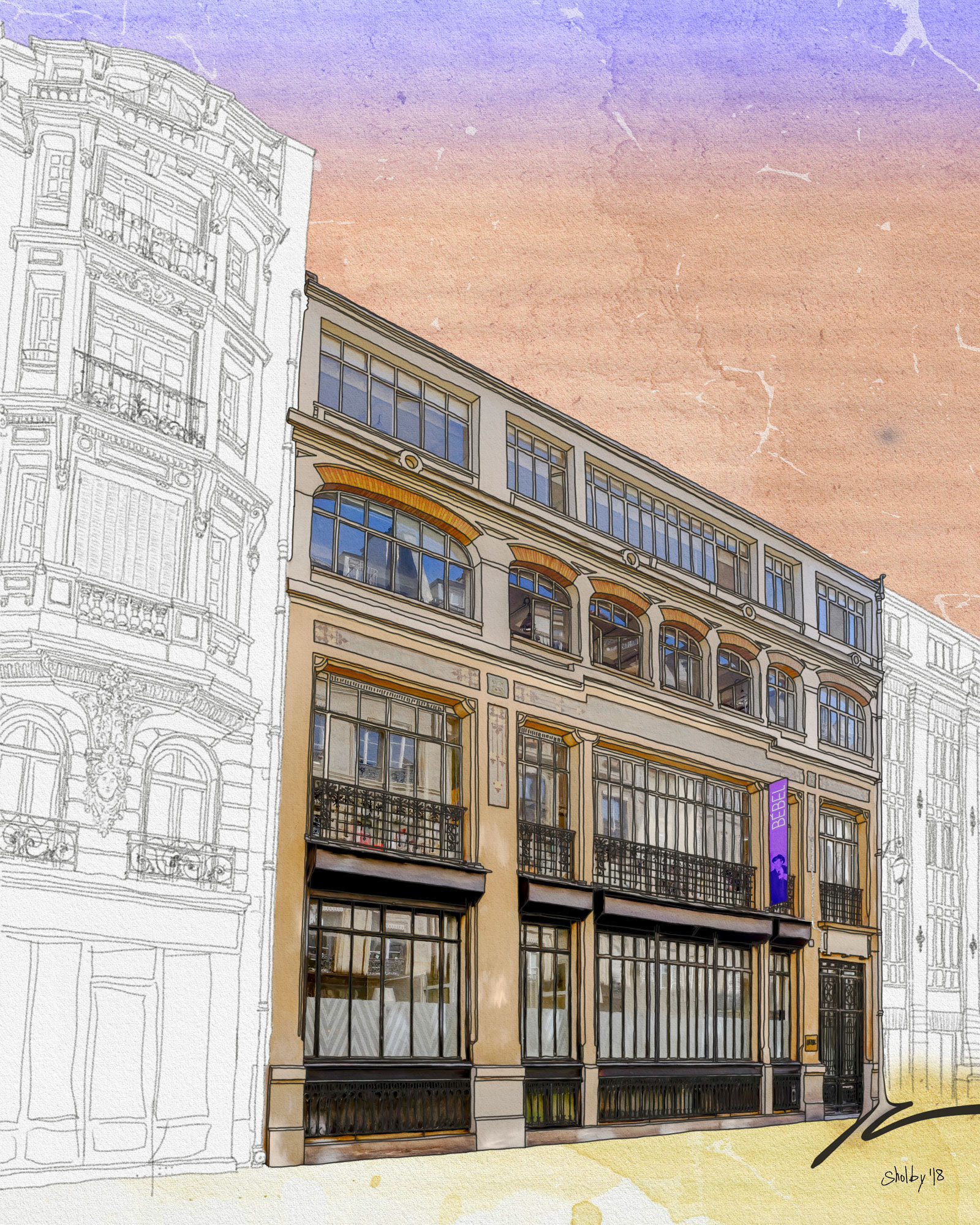 Rue Greneta (50x40)