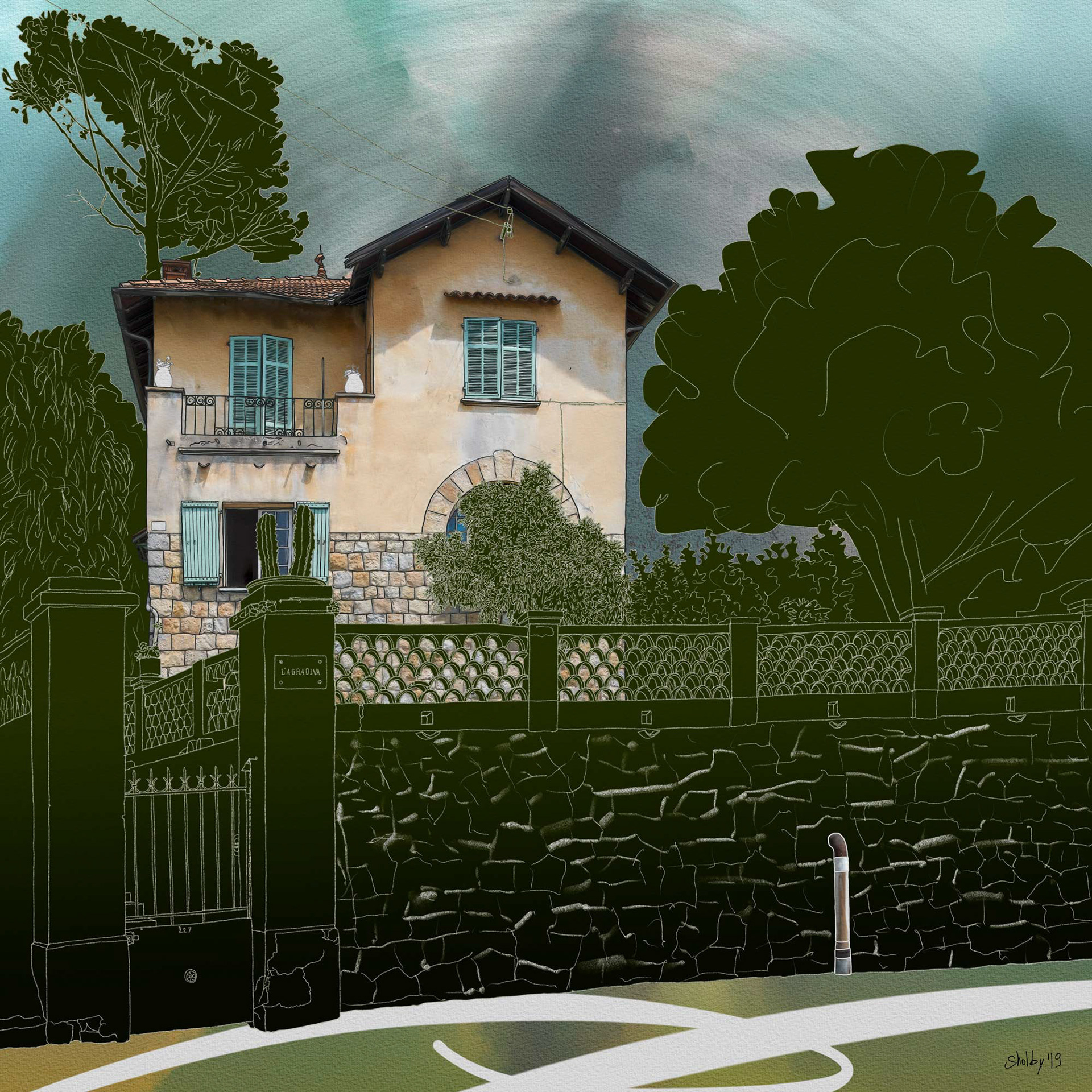 Avenue Henri Matisse /1 (50x50)