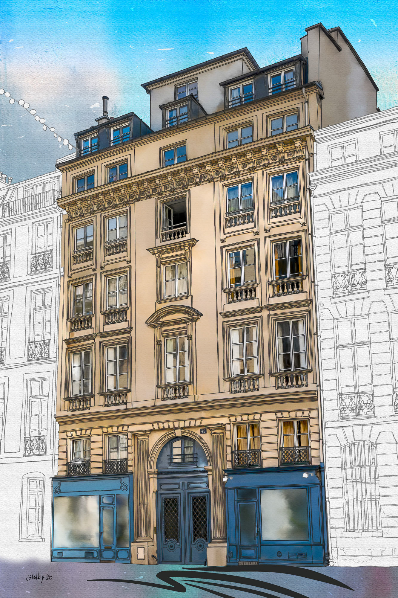 Rue du Cherche-Midi /2 (60x40)