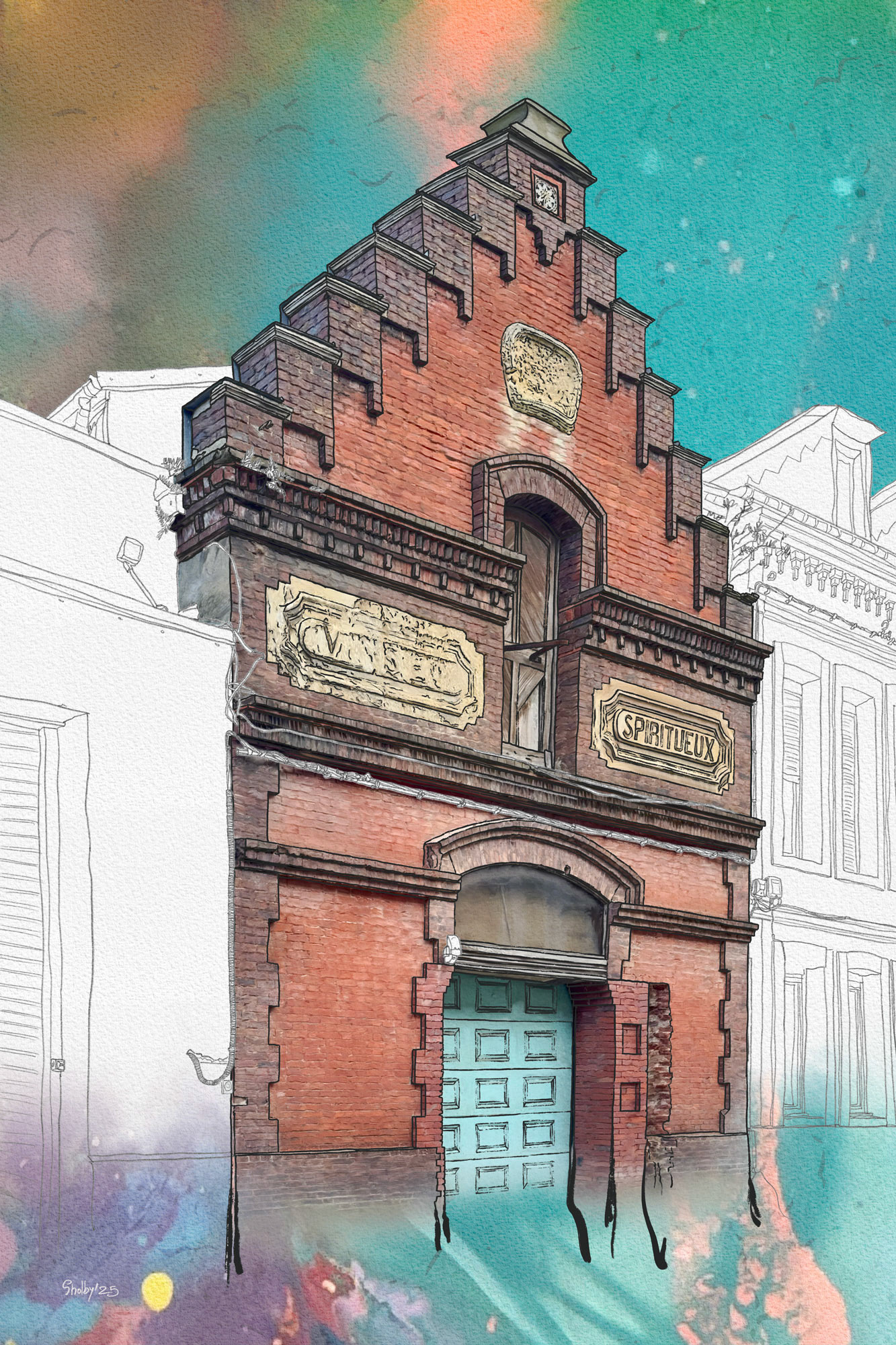 Fécamp - Rue Théagène Boufart (60x40)