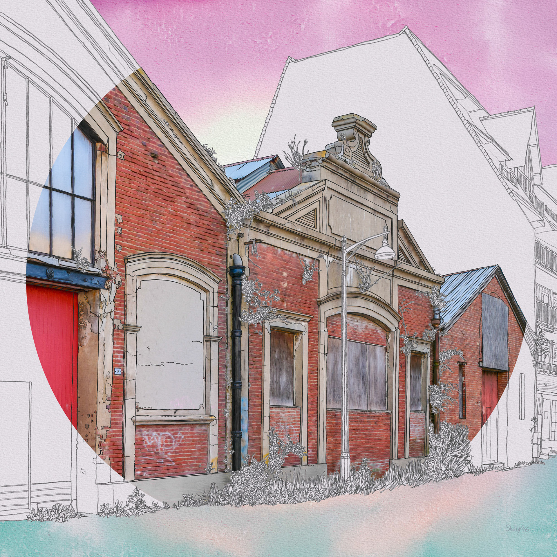 Deauville - Rue Thiers 1 (60x60)