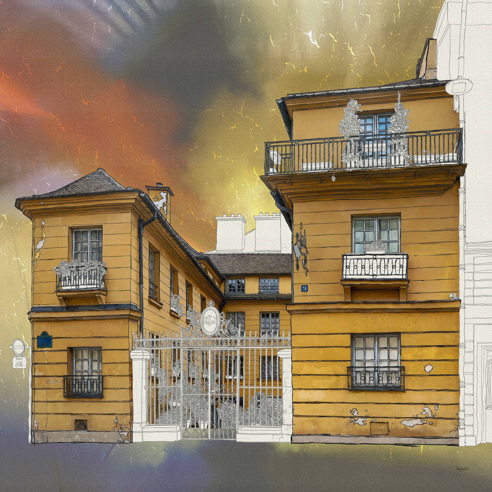 Rue de l'Estrapade (80x80)