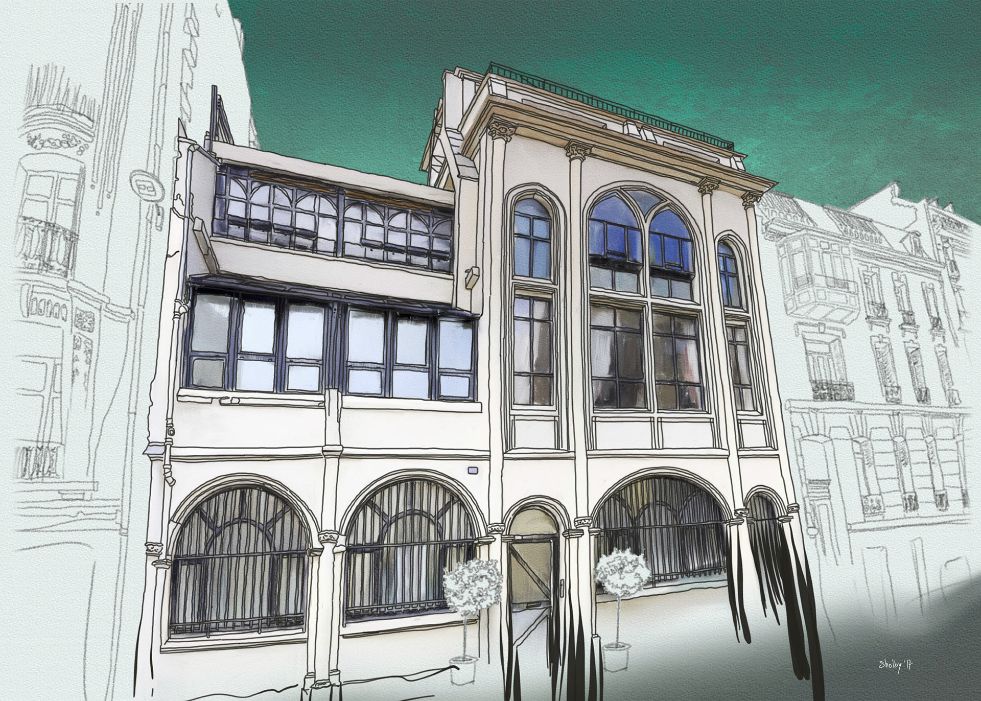 Rue Decamps /2 (50x70)