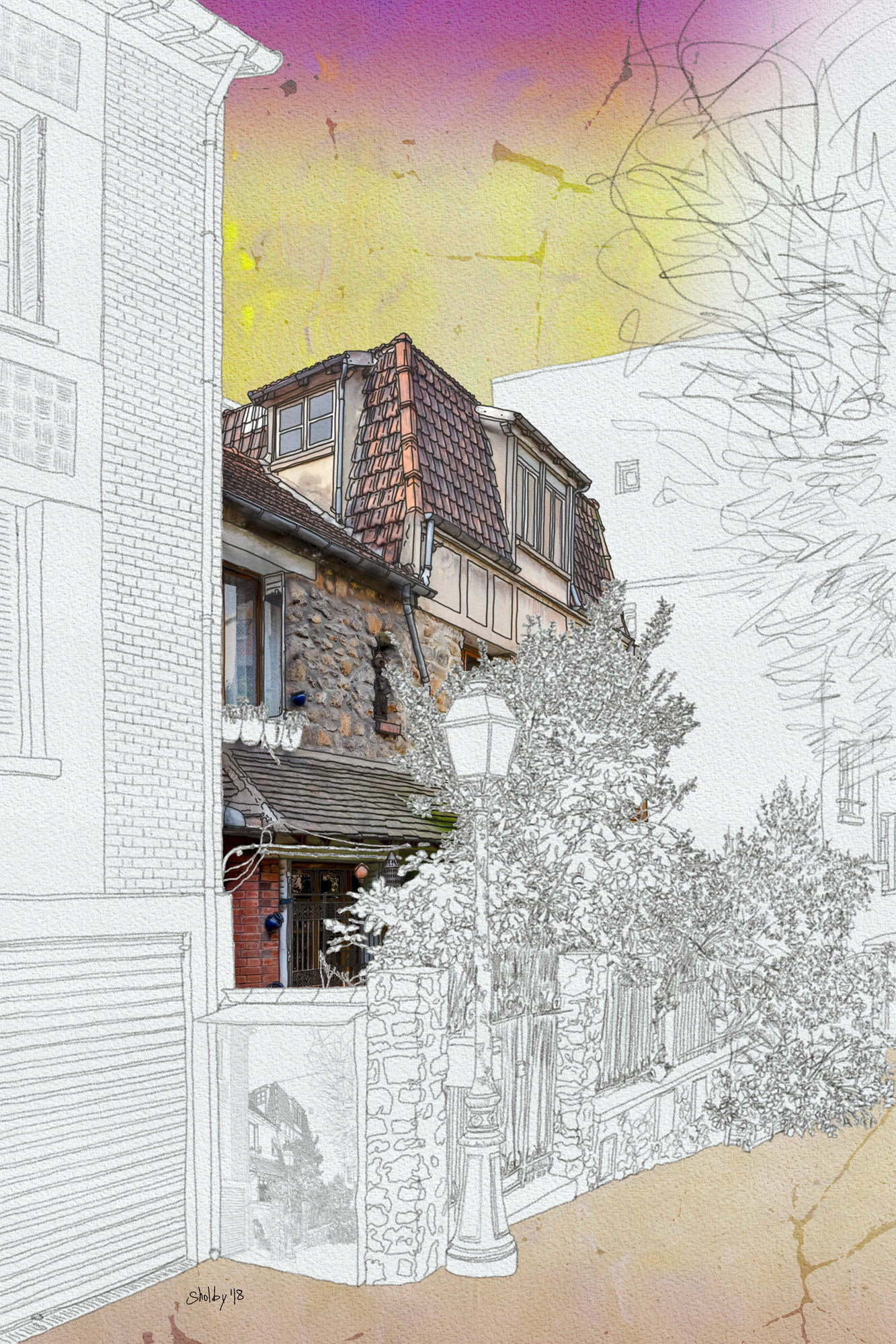 Villa Paul Verlaine (60x40)