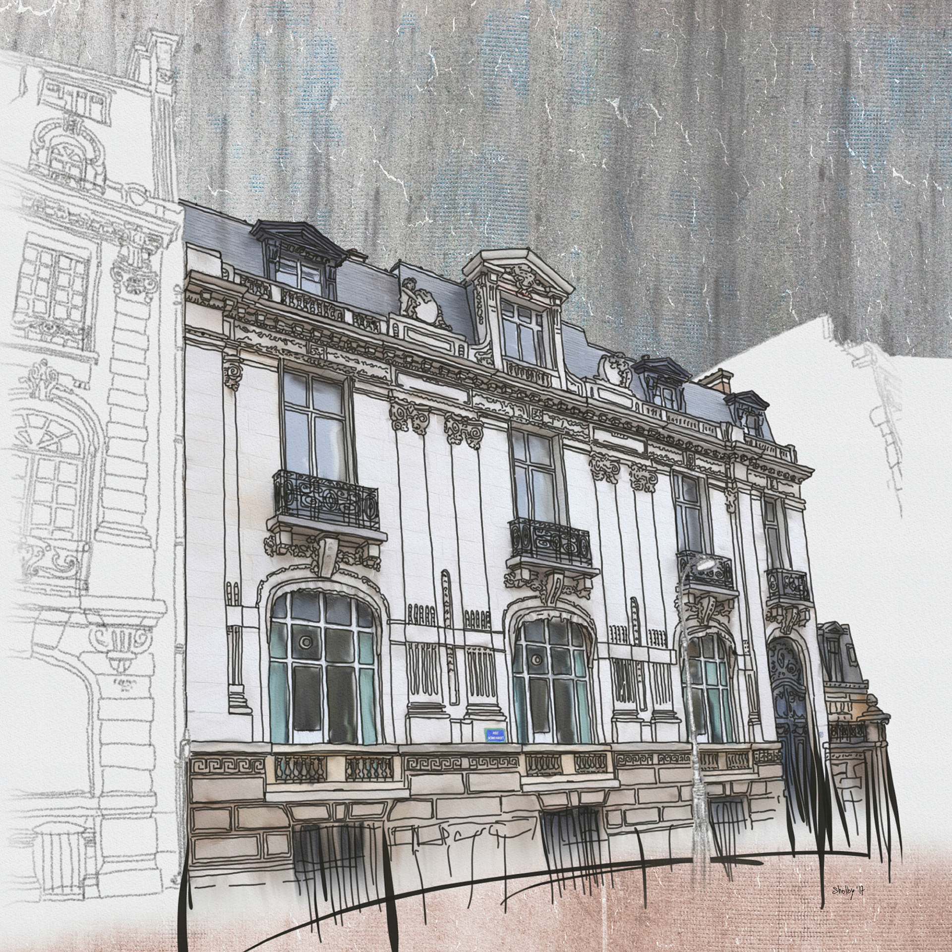 Rue Octave Feuillet (70x70)