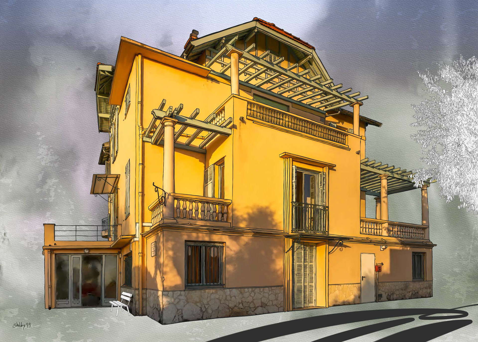 Chemin du Camp - Conservatoire (50x70)