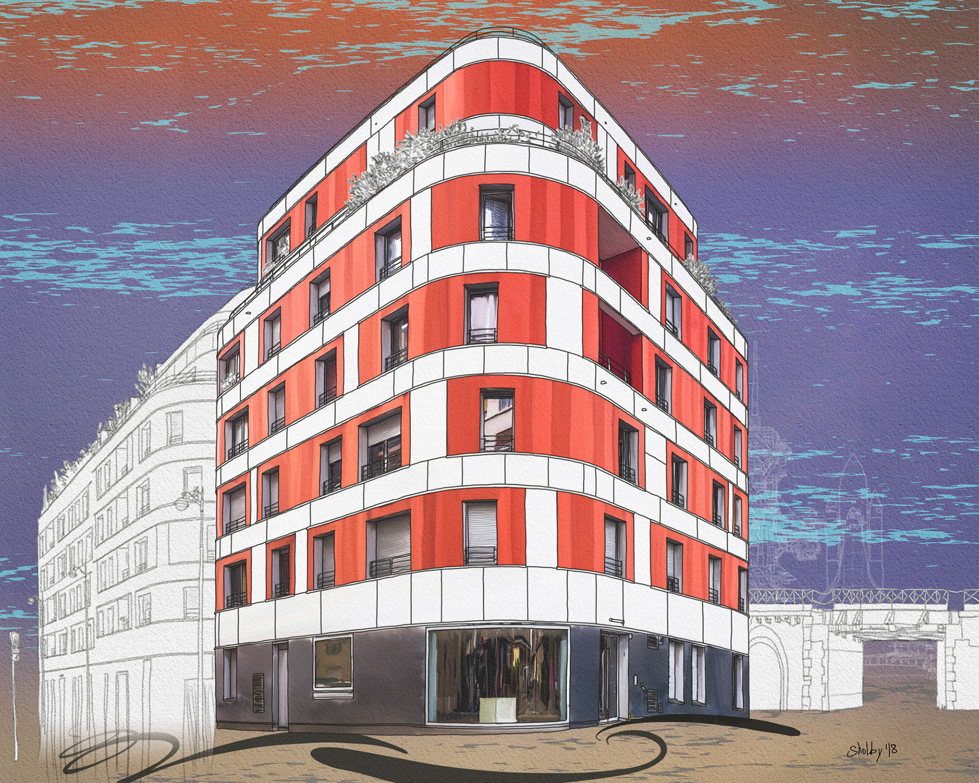 Rue de Thionville (40x50)