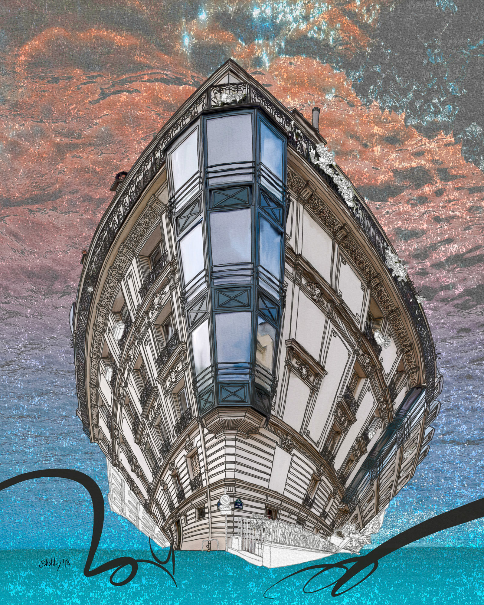 Rue Cauchois (50x40)