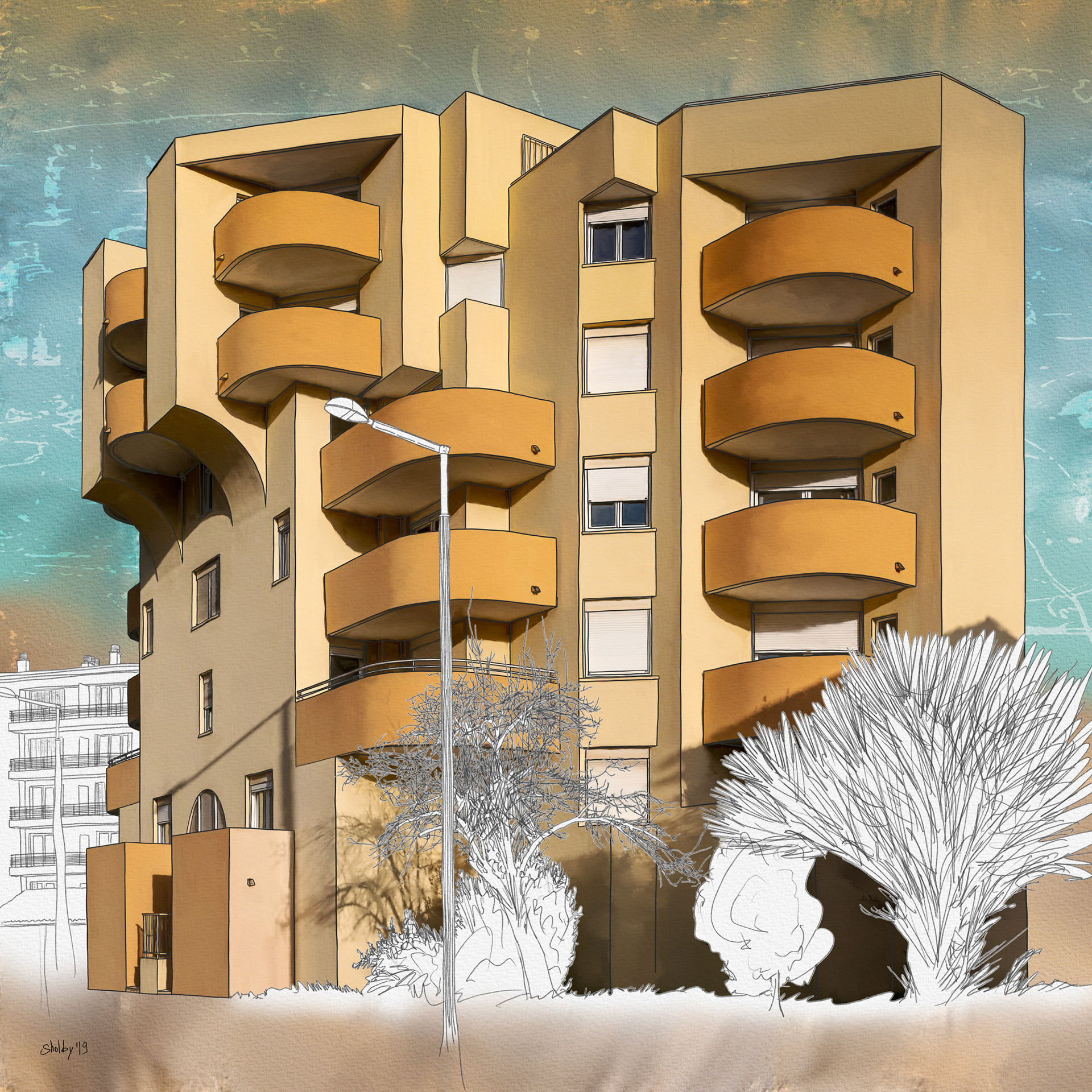Rue de l'École Normale /1 (60x60)