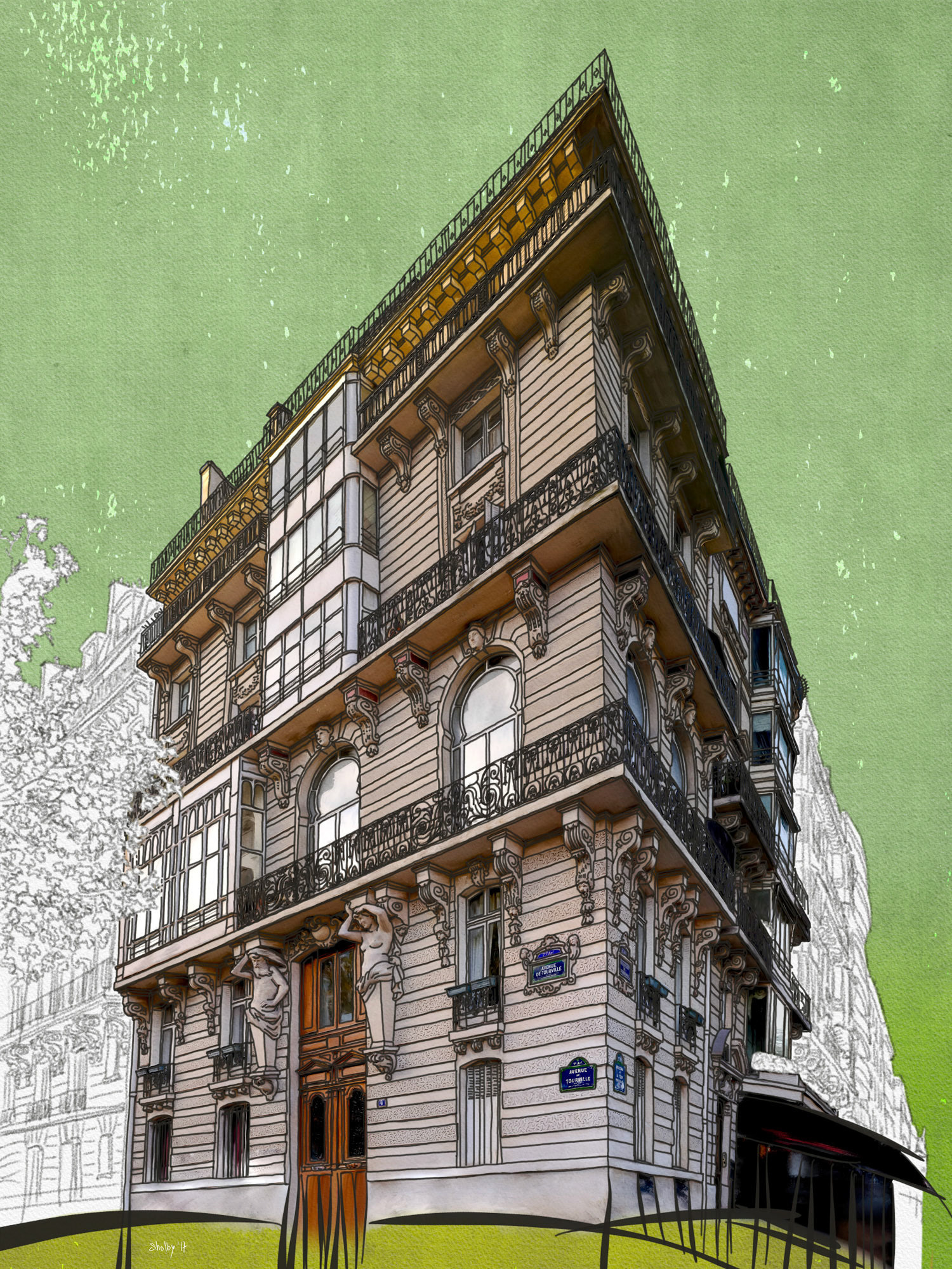 Avenue de Tourville (80x60)