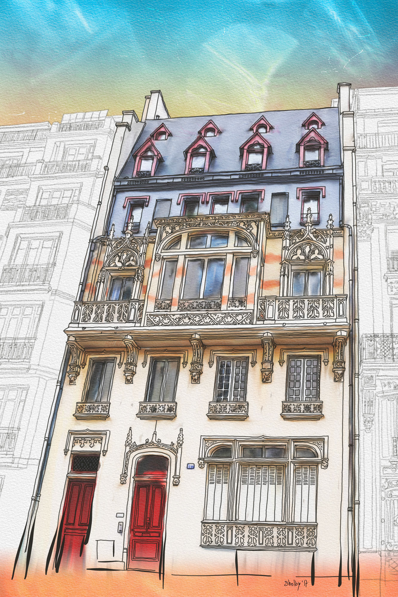 Rue de la Tour /2 (60x40)