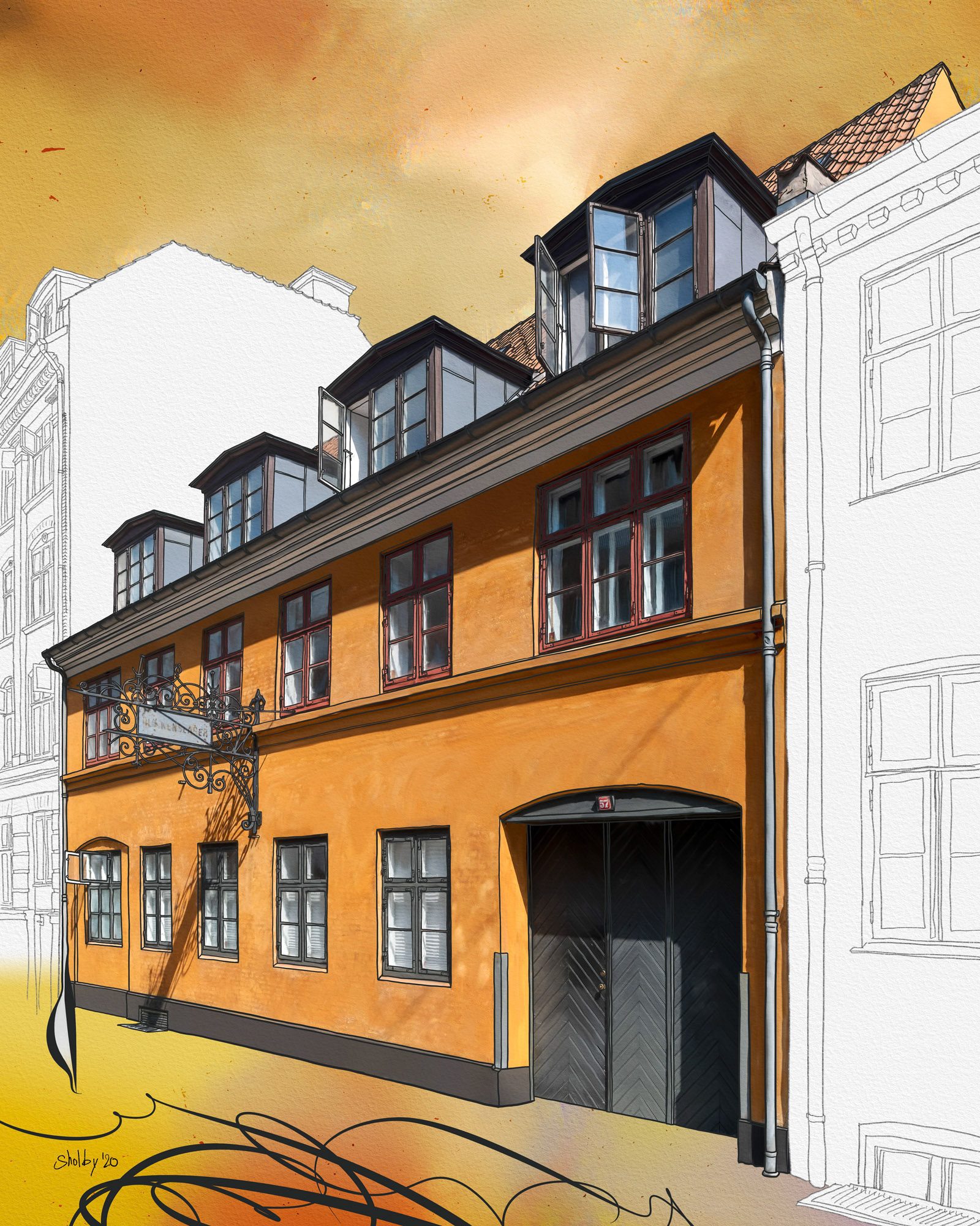 Copenhagen 6 (50x40)