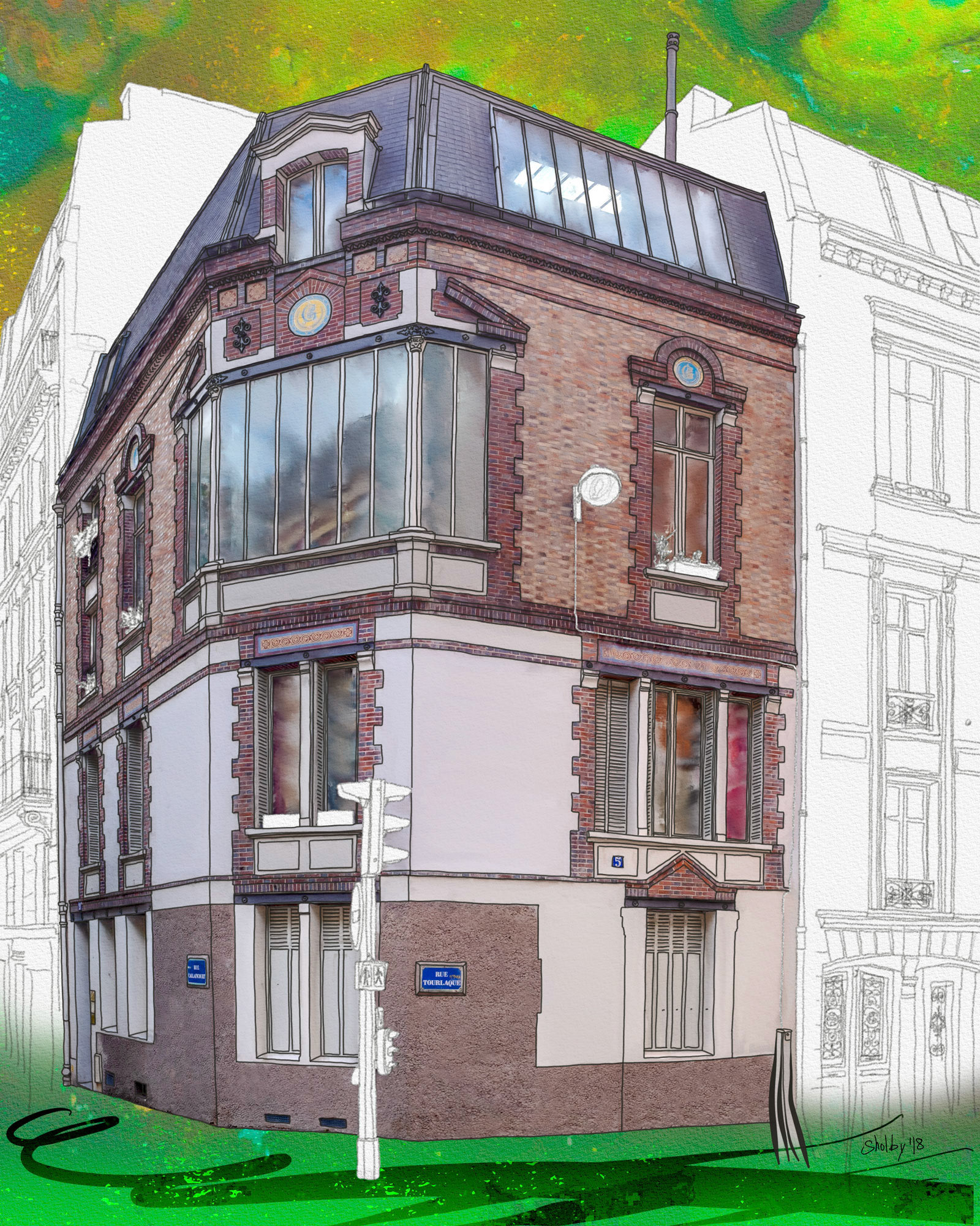 Rue Caulaincourt (50x40)