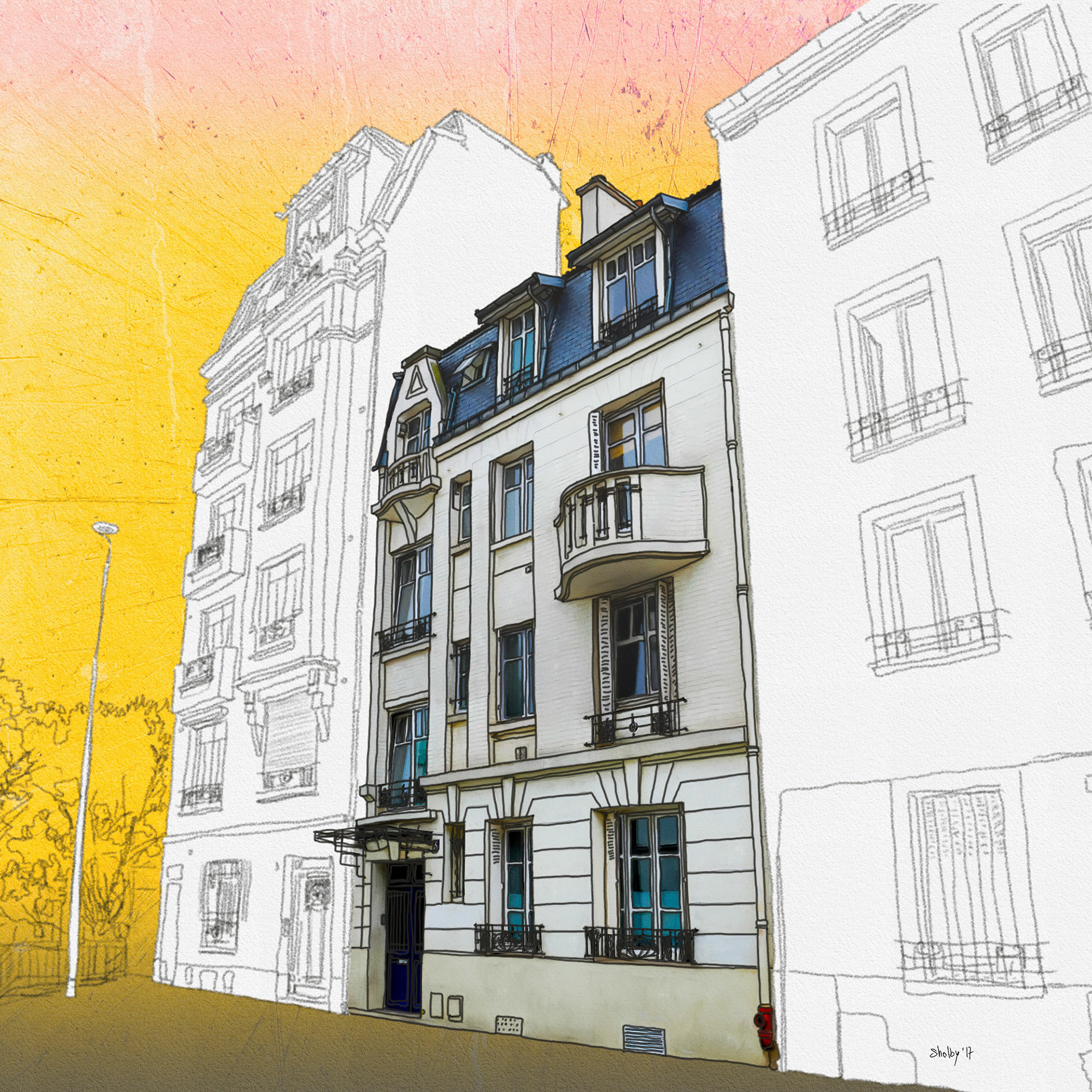 Rue de l'Aude /1 (60x60)