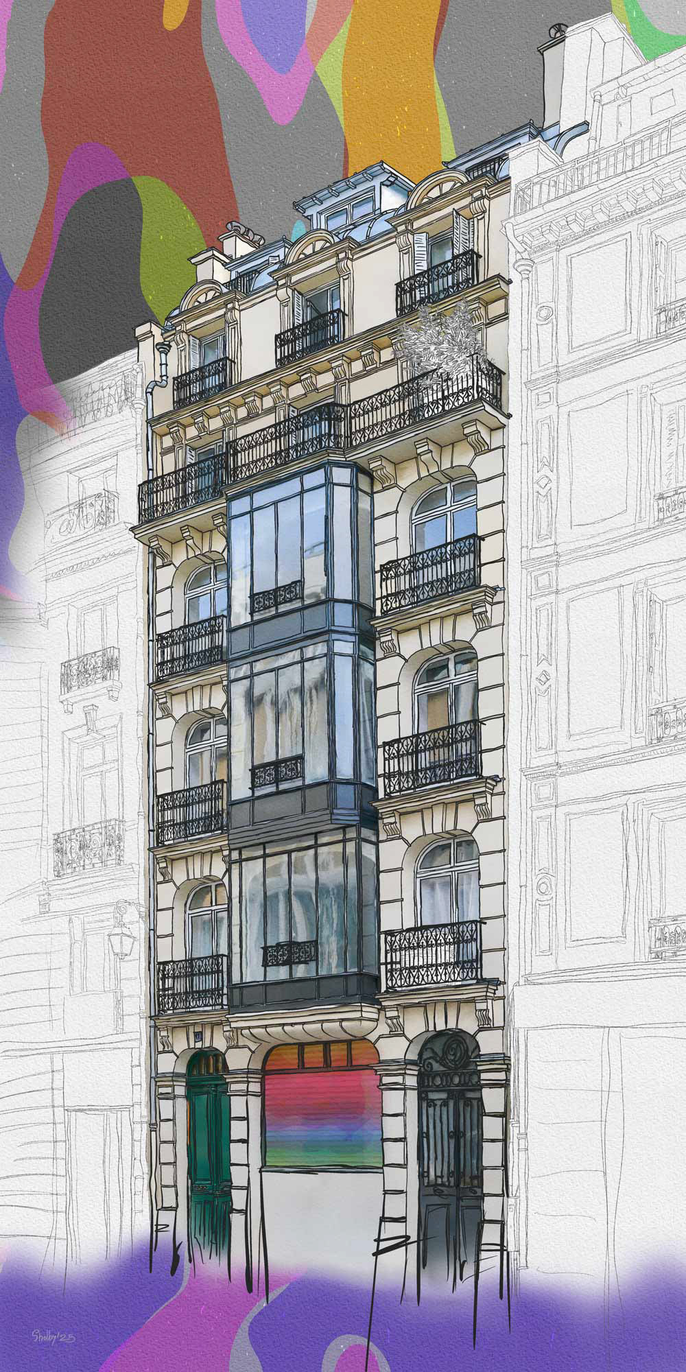 Rue du Sentier (80x40)