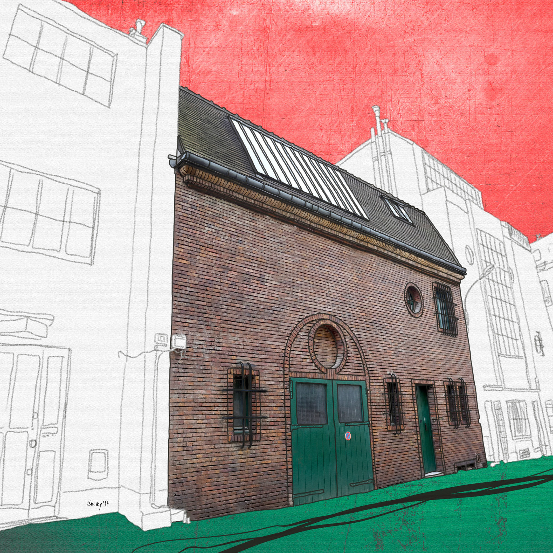 Villa Seurat /1 (60x60)